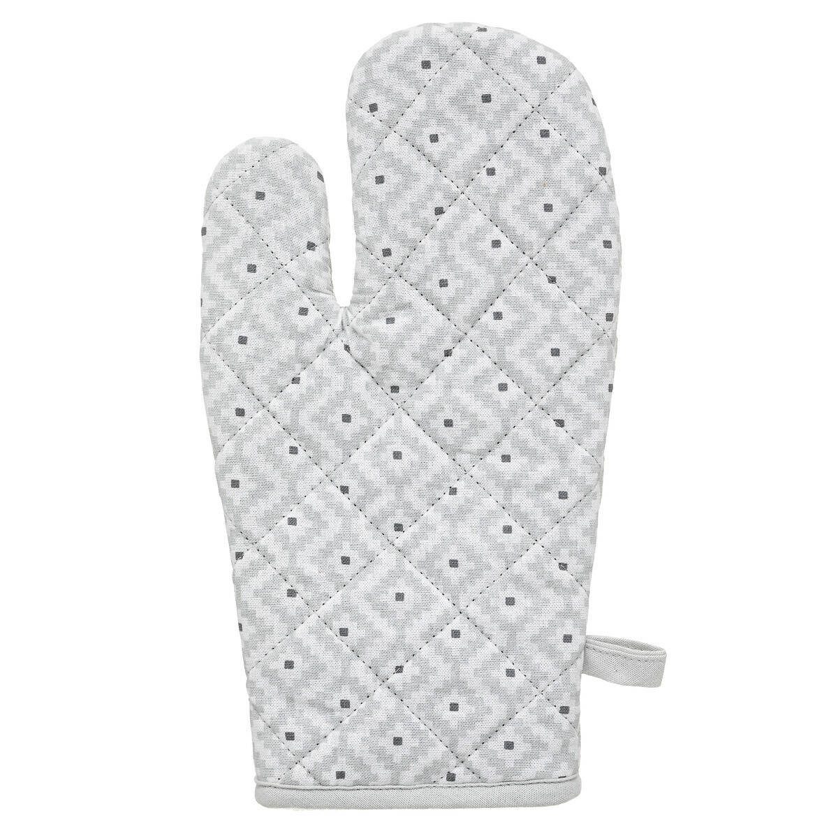 Atmosphera Créateur d'intérieur Topfhandschuhe Ofenhandschuh + Topflappen PATY, Baumwolle, (Küchen-Set)