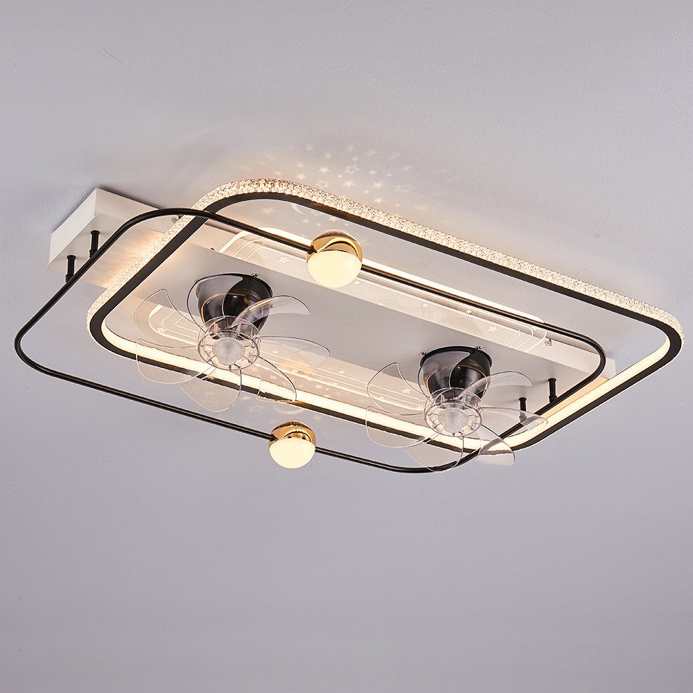 Eurotondisplay Deckenventilator Deckenventilator oszillierend mit LED Beleu günstig online kaufen