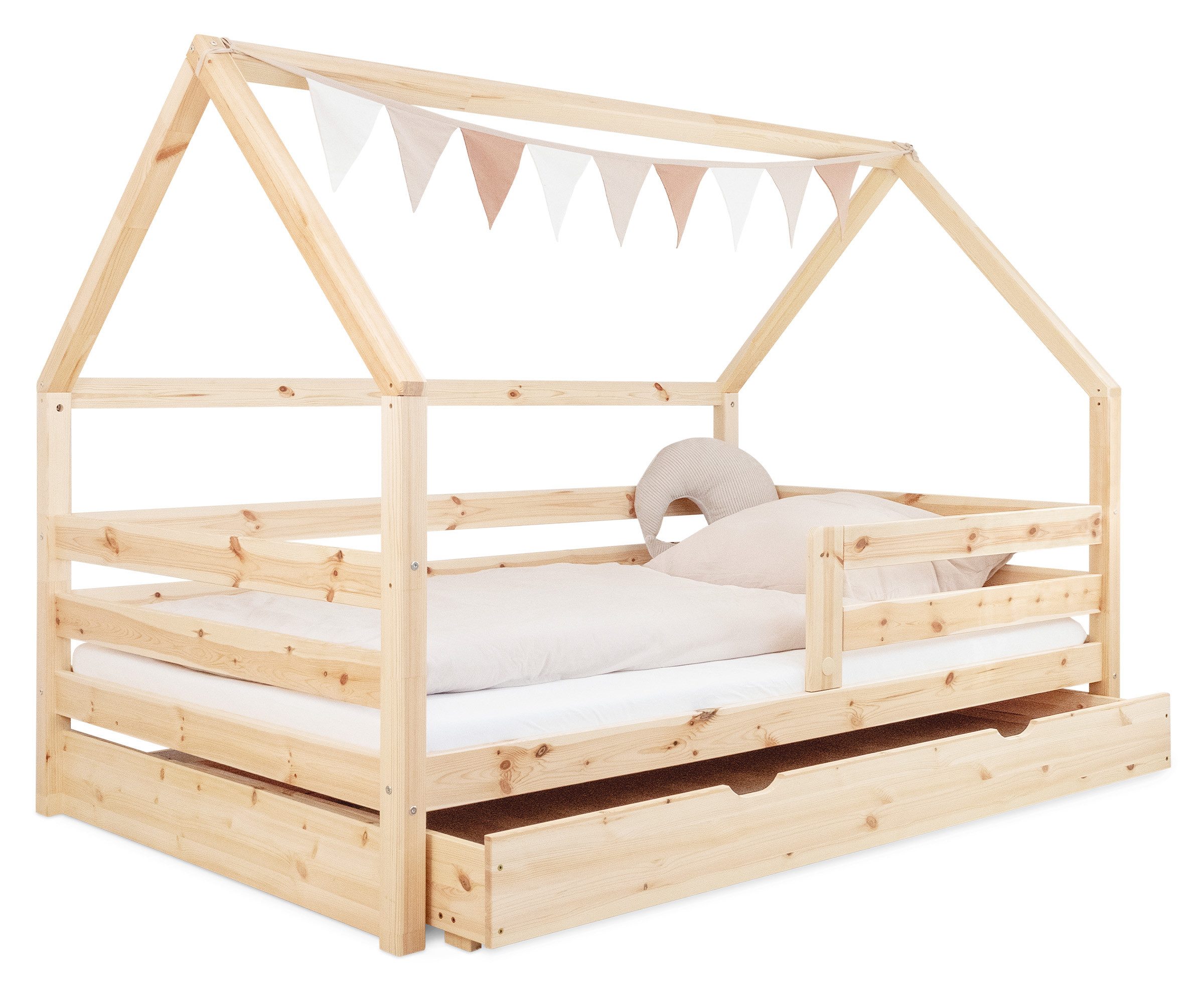 Hausbett Sona aus massivem Kiefernholz, FSC® zertifiziert