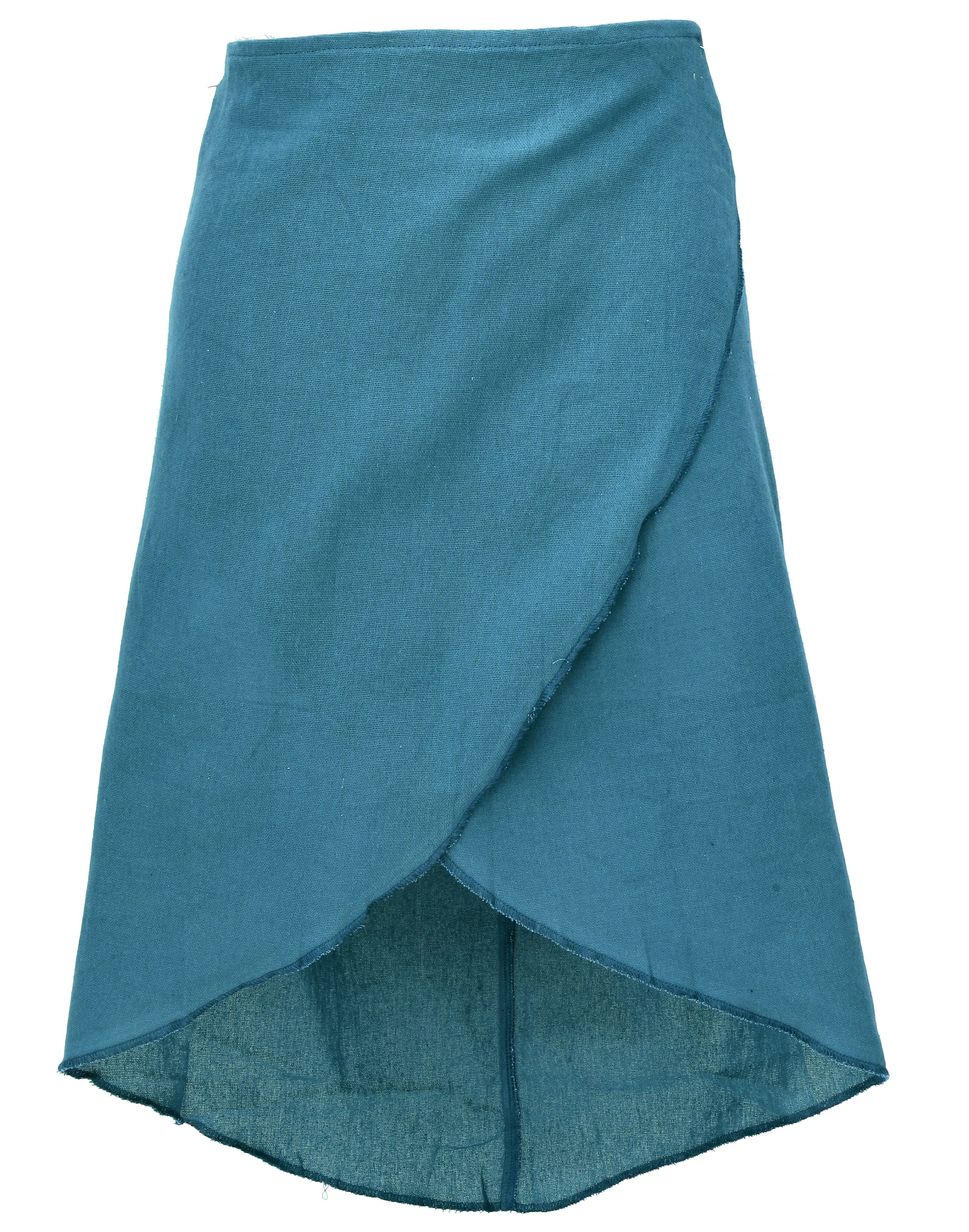 Guru-Shop Minirock Psytrance Goa Wickelrock, Minirock - petrol alternative günstig online kaufen