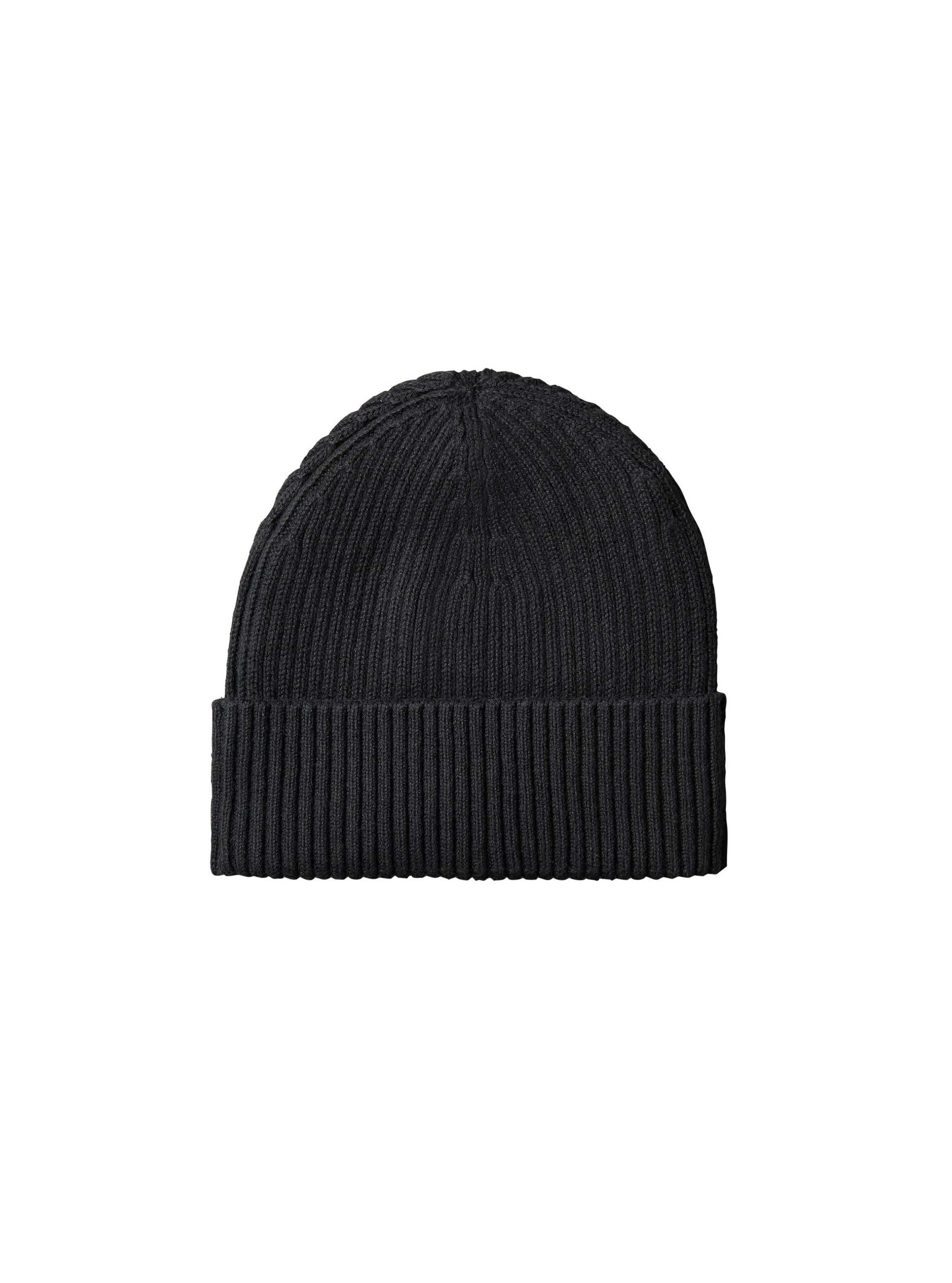 Calvin Klein Beanie PATCH CHUNKY RIB COTTON BEANIE Regular fit mit aufgenähtem Markenlogo