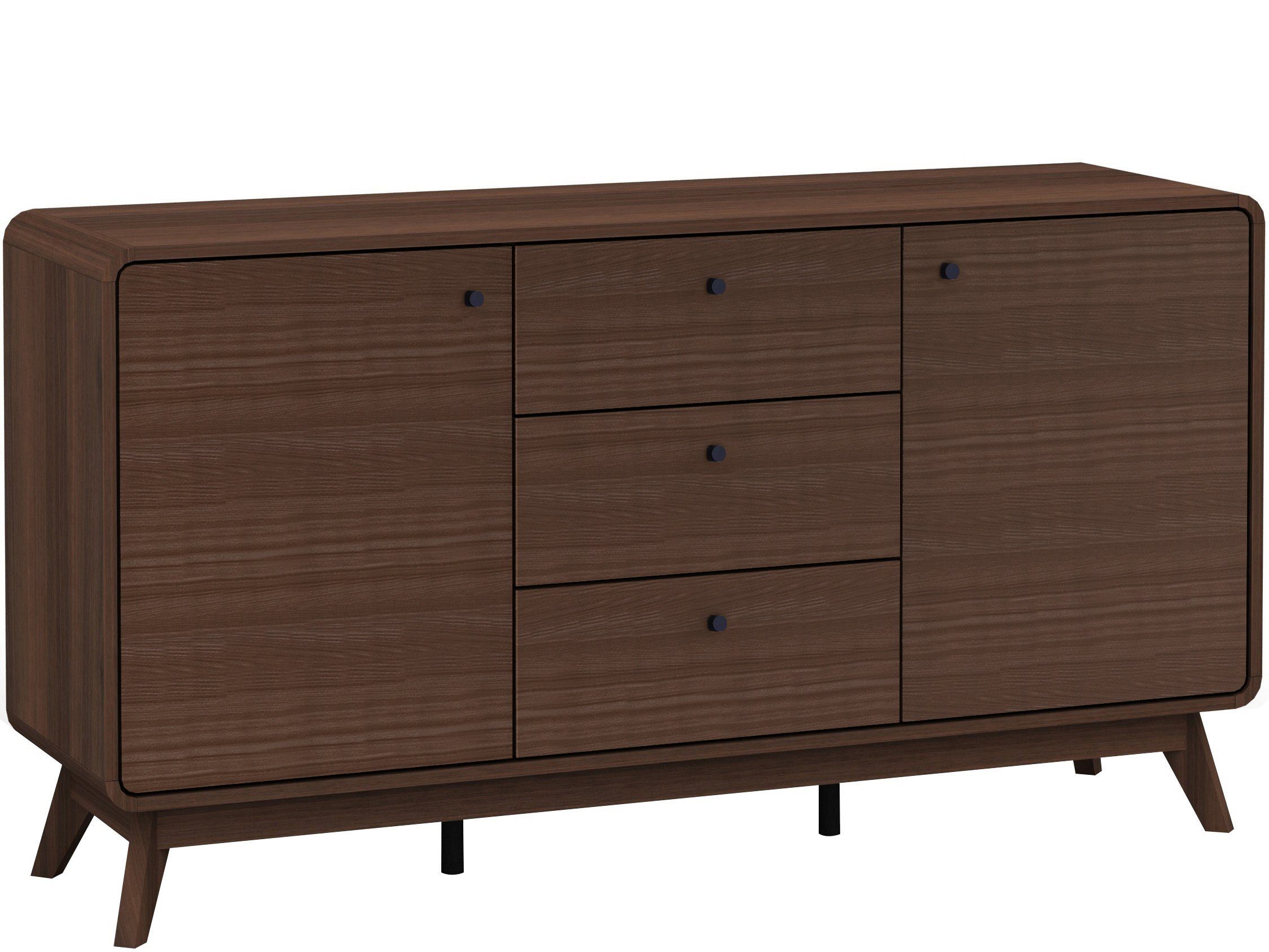 loft24 Sideboard Caitlin, Breite 140 cm, Anrichte, skandinavisches Design