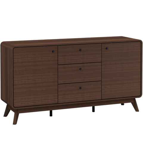 loft24 Sideboard Caitlin, Breite 140 cm, Anrichte, skandinavisches Design