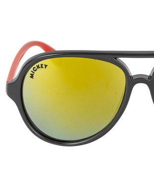 Disney Mickey Mouse Sonnenbrille Mickey Maus für Kinder mit Spiegeleffekt & 100% UV Schutz