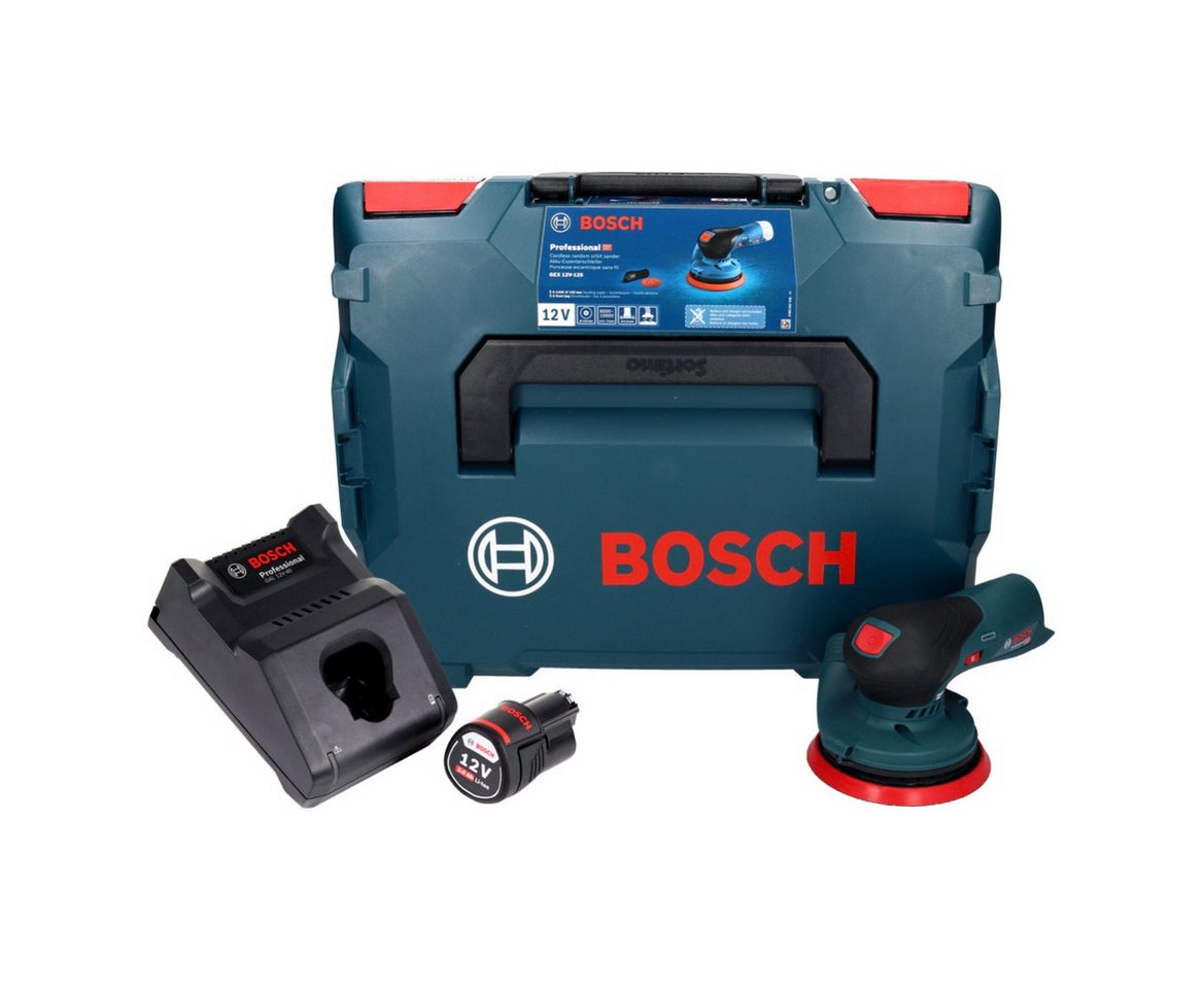 Thumbnail - Bosch Professional Exzenterschleifer GEX 12V-125 Professional Akku Exzenterschleifer 12 V 125 mm Brushless