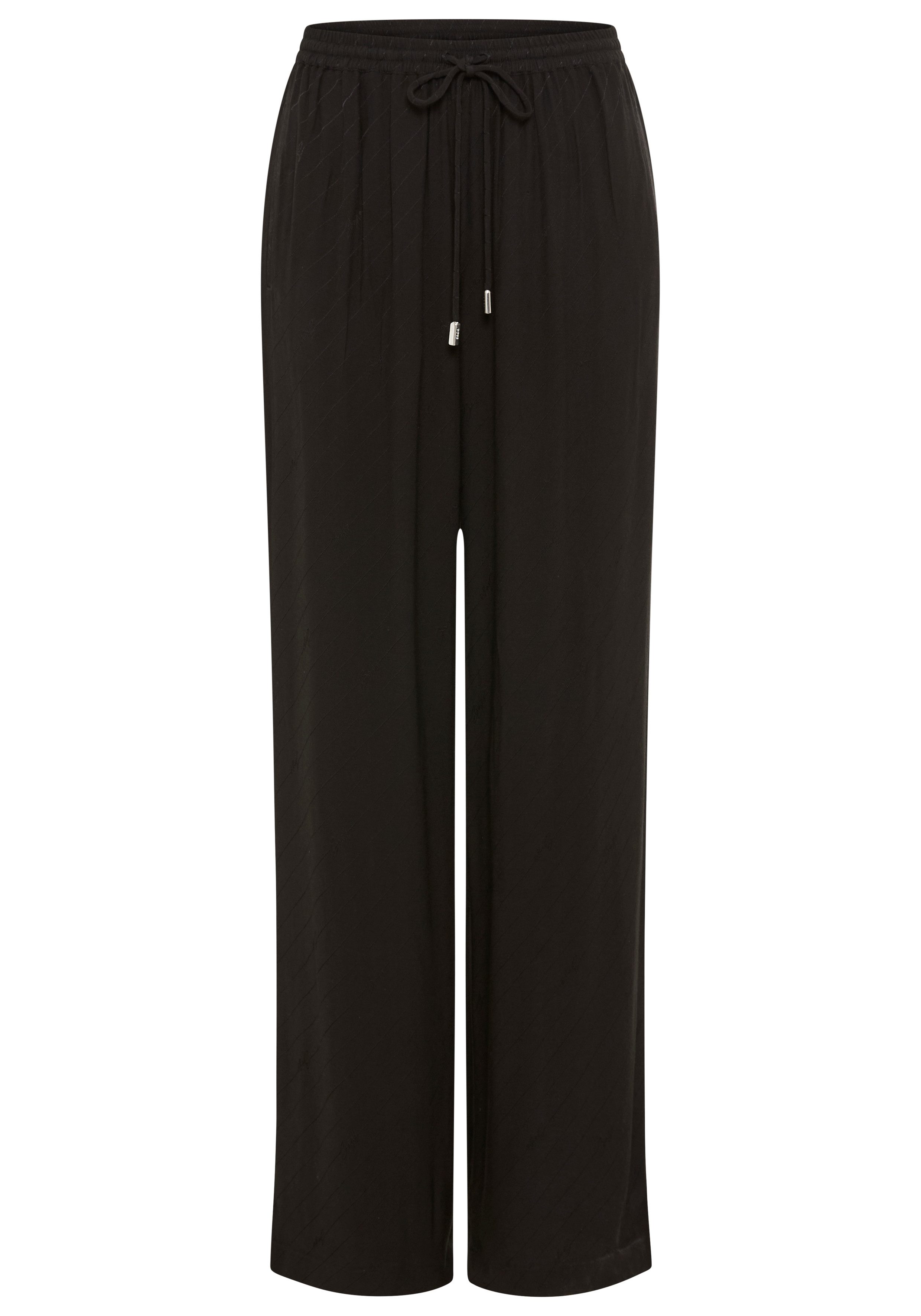 BOSS ORANGE Stoffhose Tane Premium Damenmode mit Logo-Jacquard günstig online kaufen
