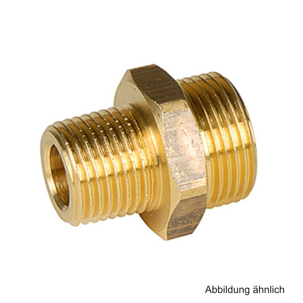 Fränkische Rohrwerke Wasserrohr Alpex Anschlusskupplung für Übergang flachdichtend 1/2"R - 3/4"G