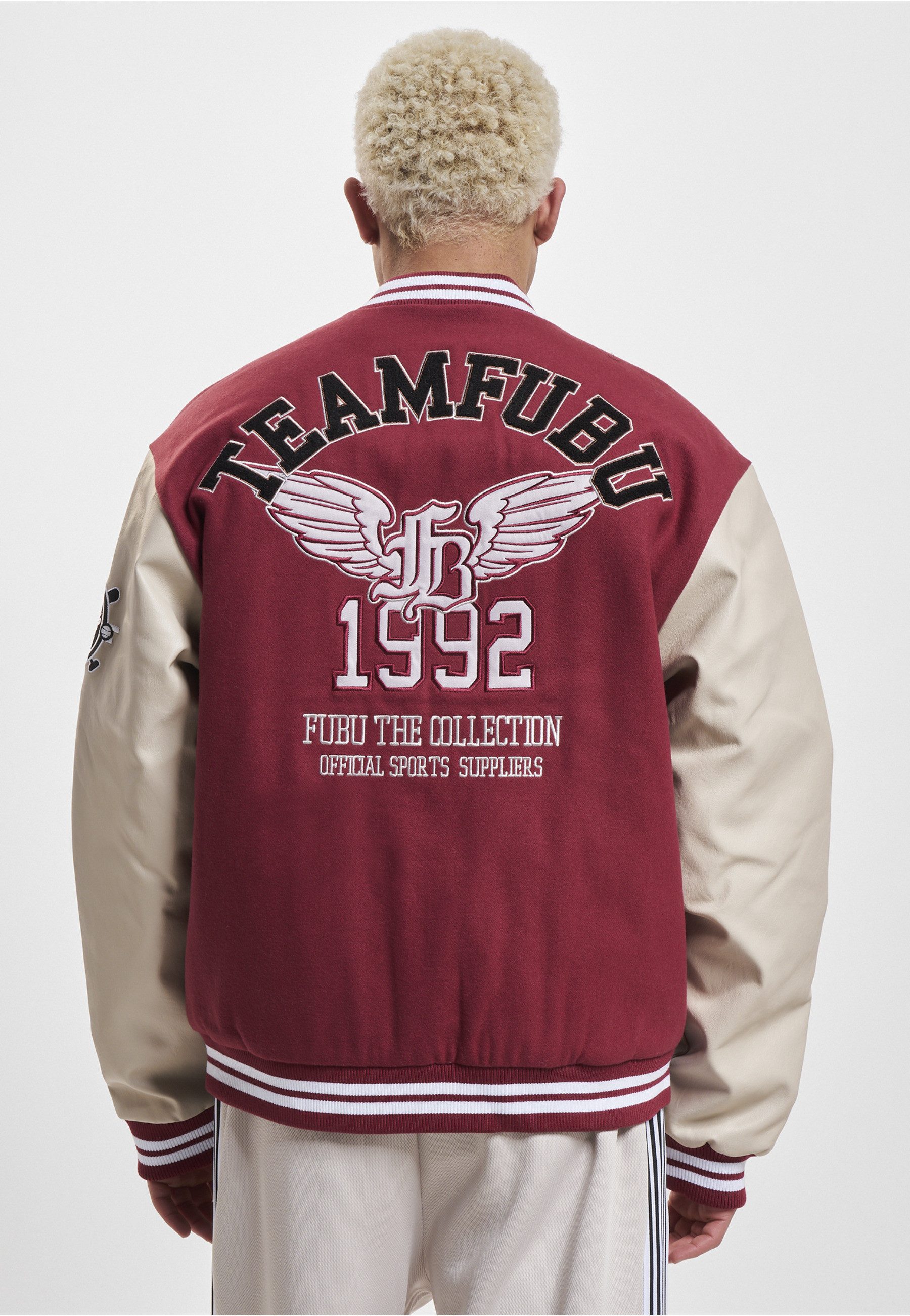 Fubu Bomberjacke Fubu Herren FM233-009-1 FUBU College Varsity Jacket (1-St)