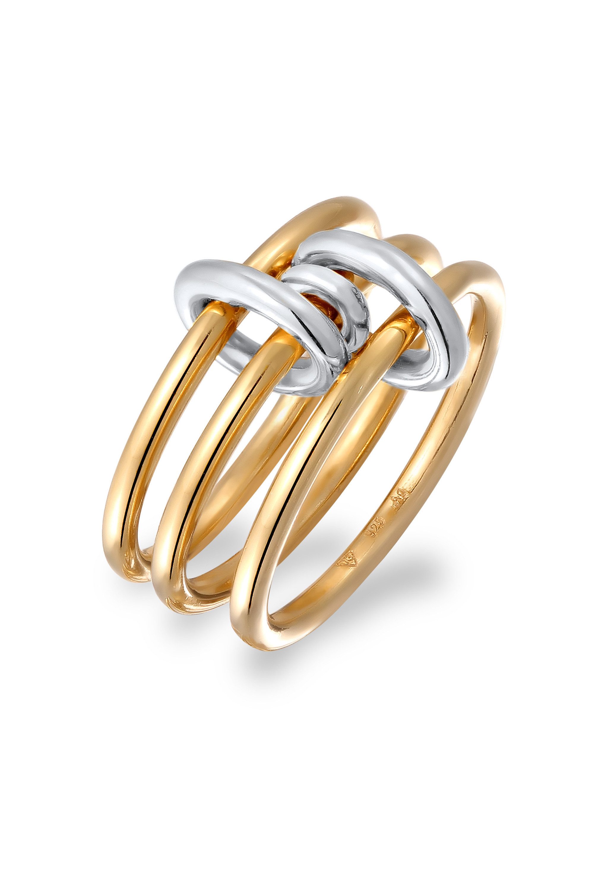 Elli Fingerring Bandring Stapellook 925 Sterling günstig online kaufen