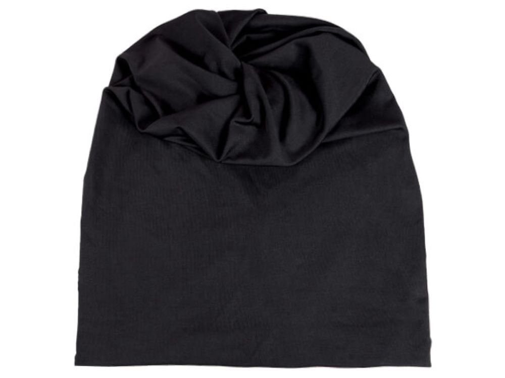 Beanie Long Beanie Schlauch Tuch / Zopflochmütze Slouch Beanie - loop Schal Tuch und Zopflochmütze in einem - Ponytail Mütze