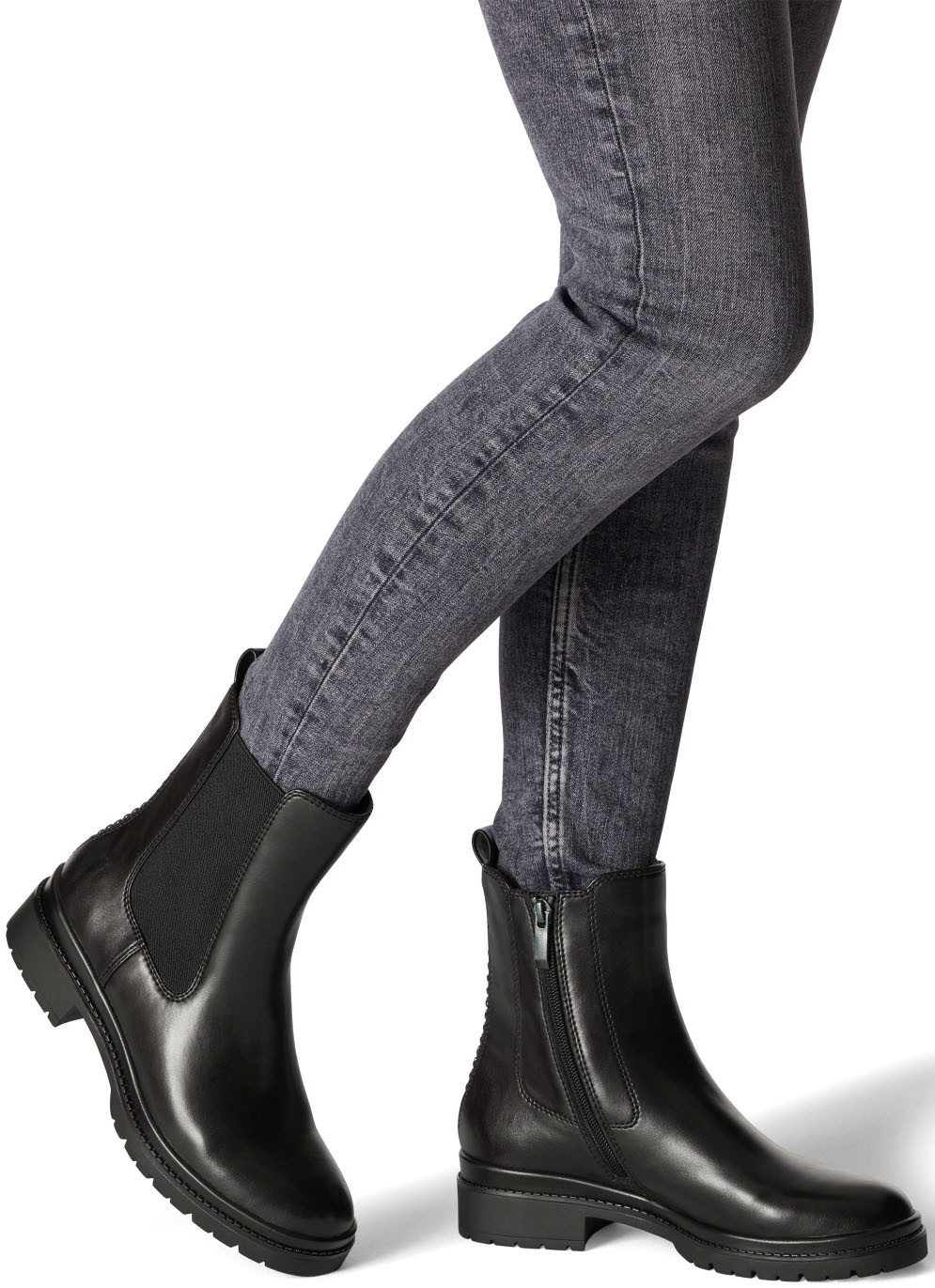 Tamaris Chelseaboots, Blockabsatz, Businessschuh, Stiefelette mit günstig online kaufen