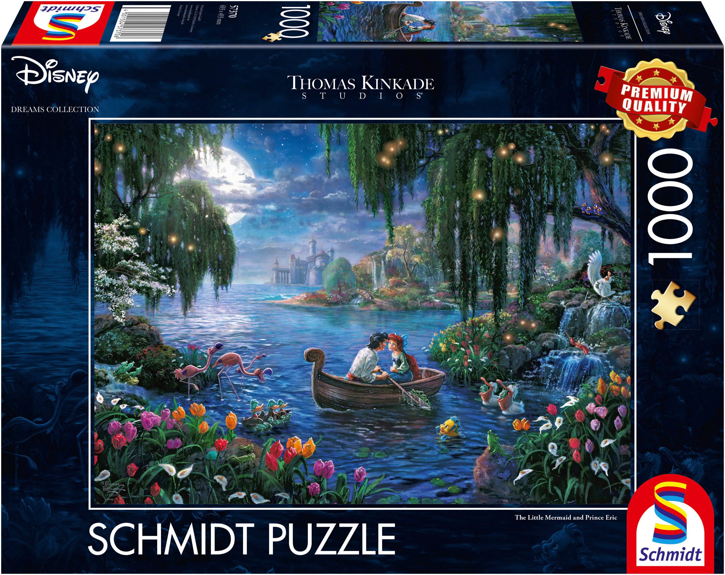 Puzzle Disney Little Mermaid and Prince Eric von Thomas Kinkade