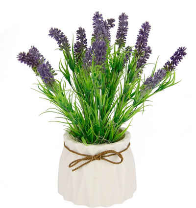 Kunstpflanze »Lavendel«, I.GE.A., Höhe 27 cm, Im Keramiktopf