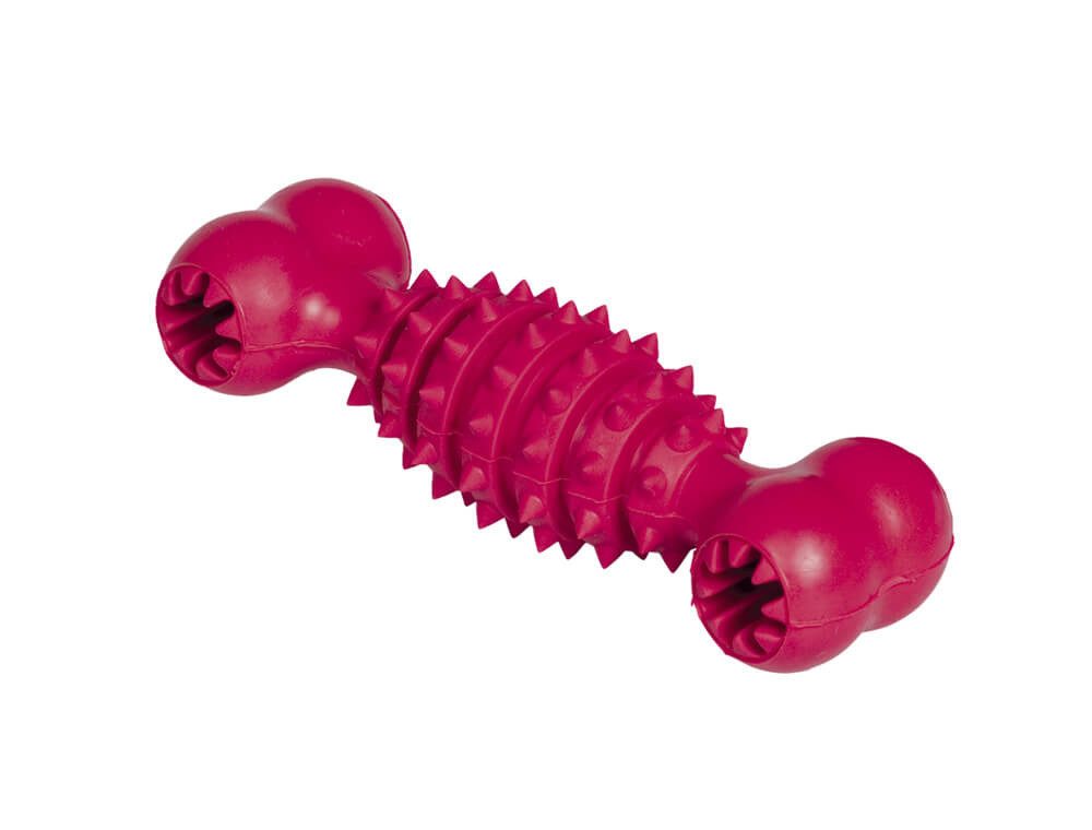 Nobby Tiertau Vollgummi Knochen, rot, 17,5cm