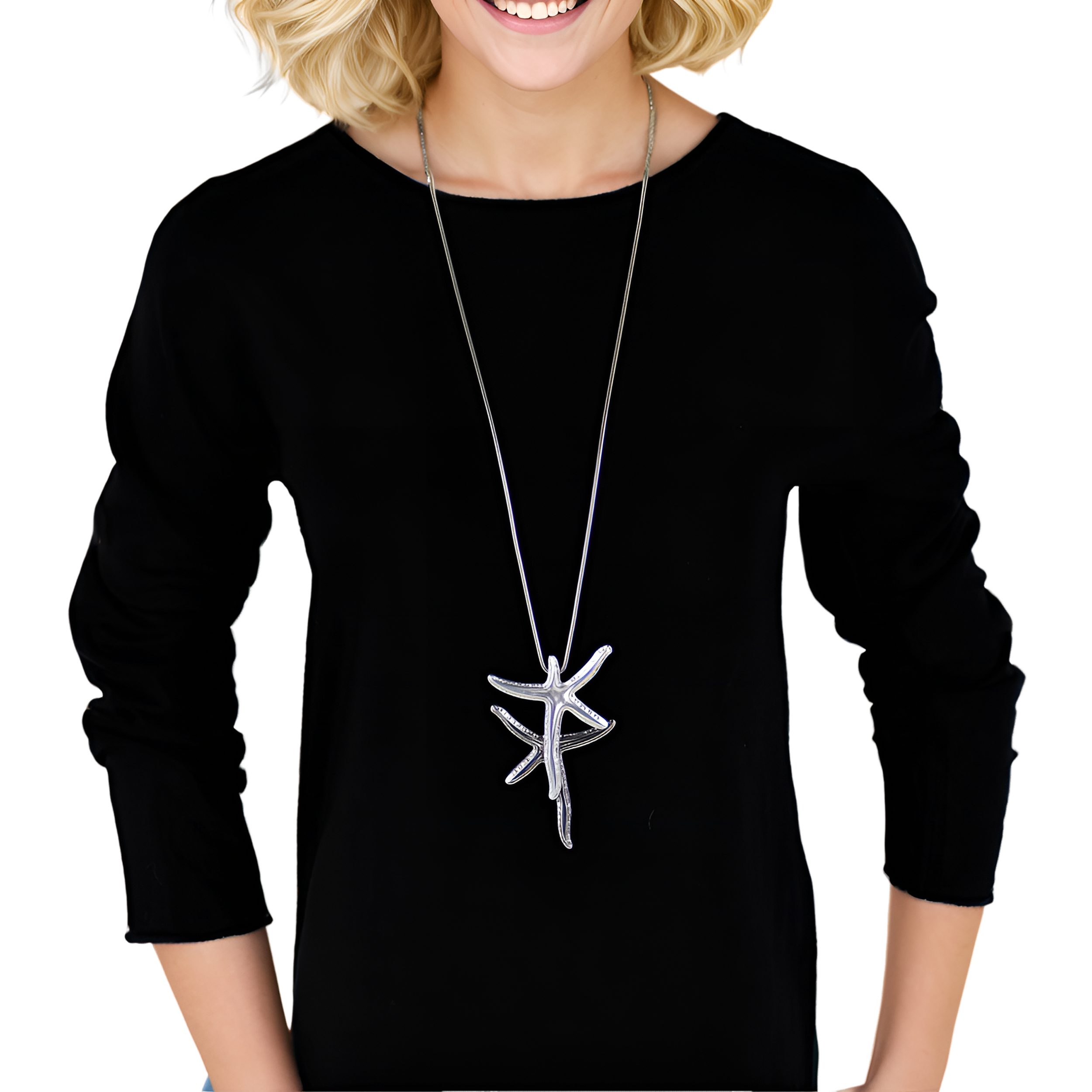 MIRROSI Lange Kette Damen Halskette mit günstig online kaufen
