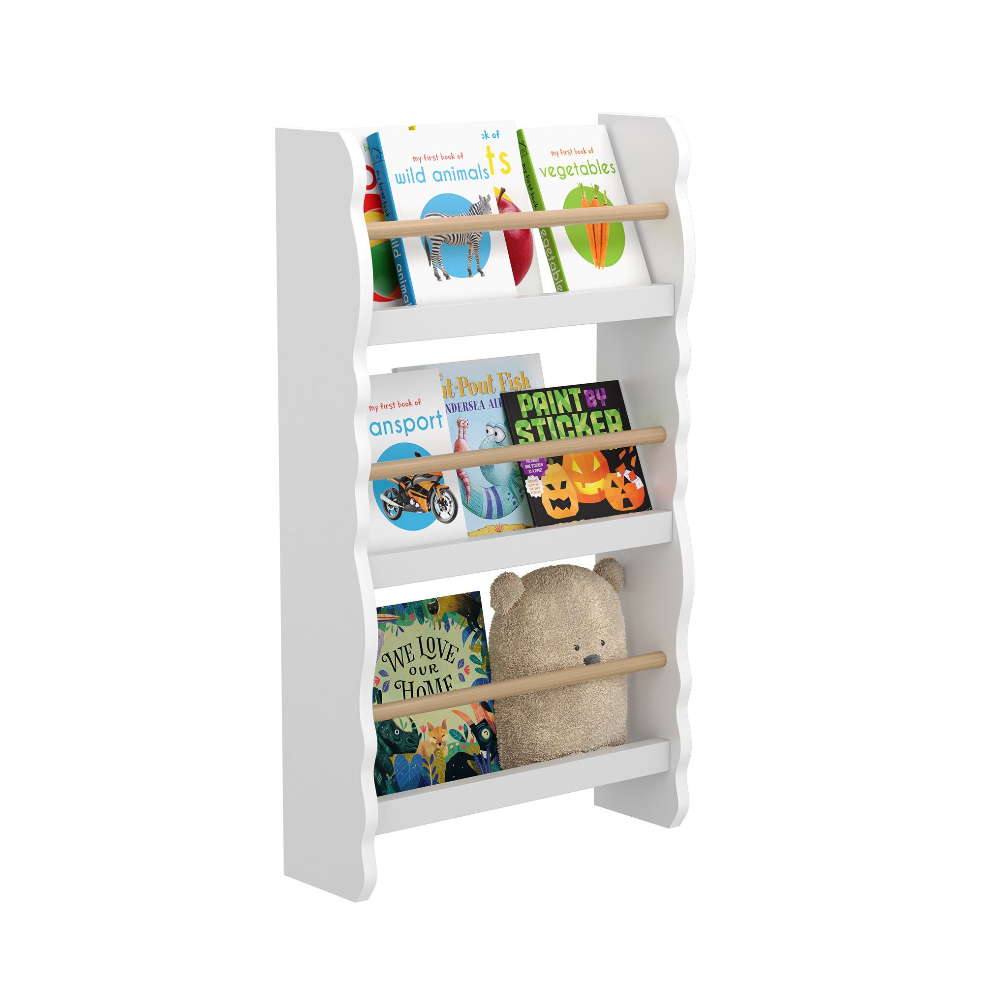 CADANI Bücherregal LIRO Montessori Wandregal für günstig online kaufen