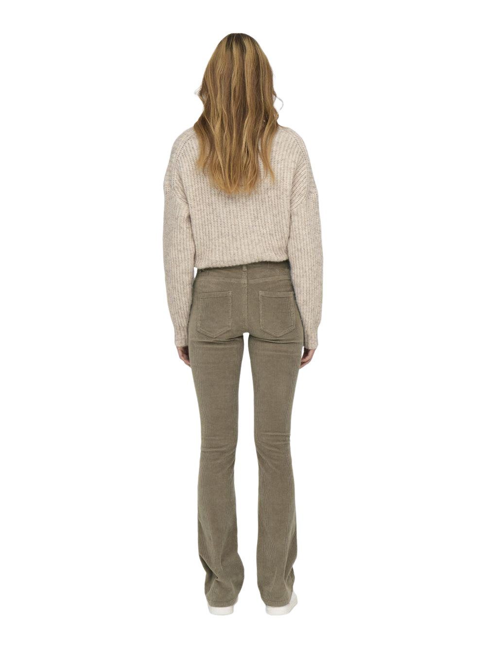 ONLY Chinohose ONLMARY-GLOBAL MID CORD FLARED mit Stretch