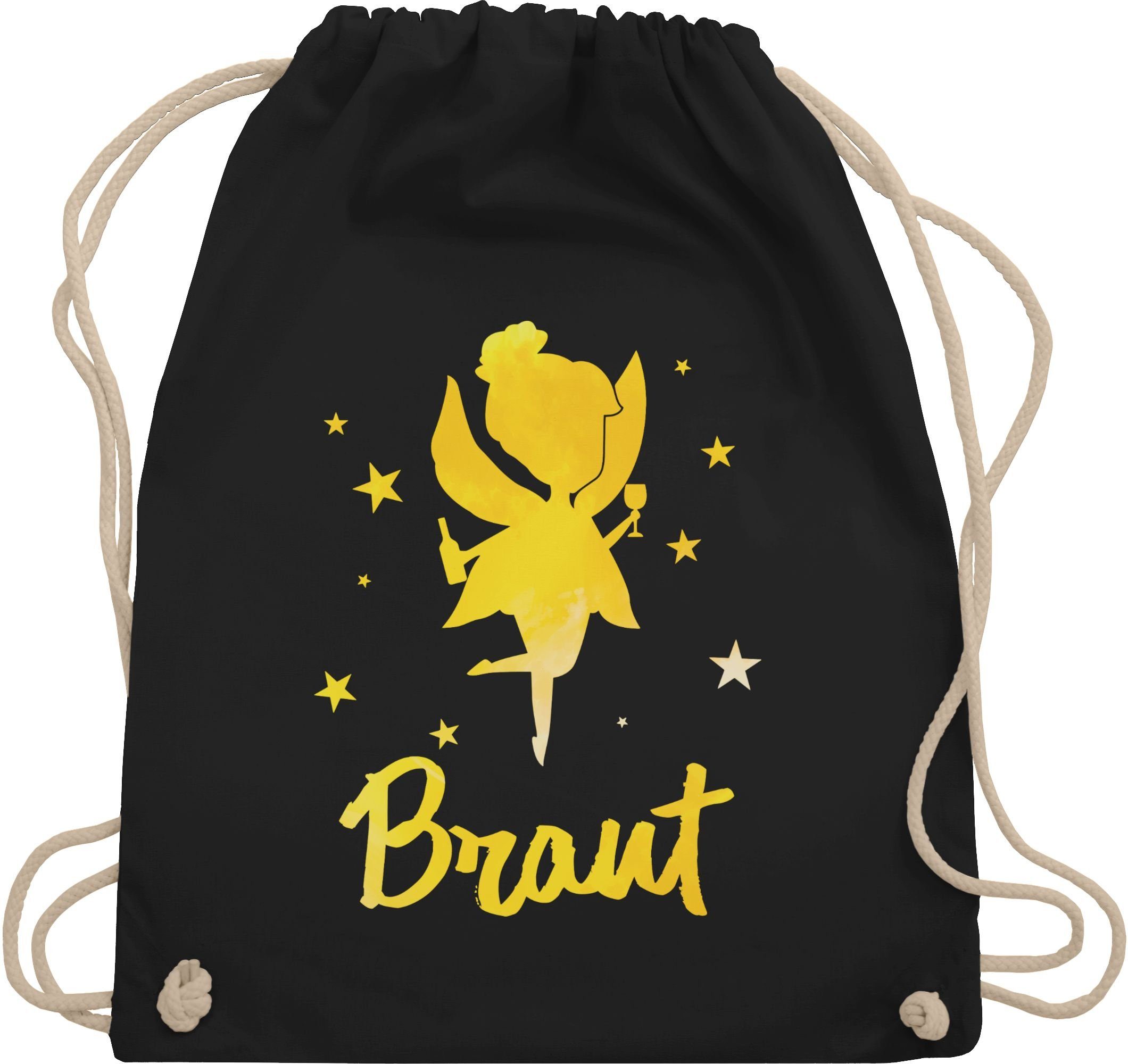 Shirtracer Turnbeutel JGA Fee - Braut, JGA Junggesellenabschied Frauen