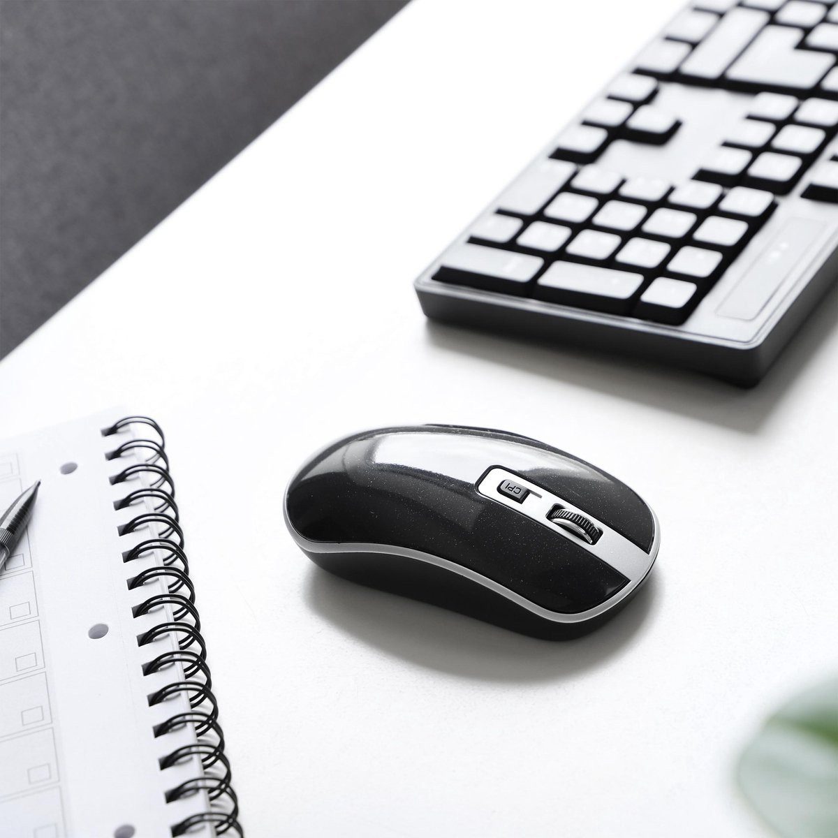 COFI 1453 Kabellose Computermaus 1200 Dpi drahtlos schwarz Maus