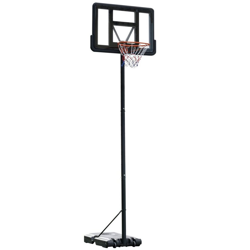 HOMCOM Basketballständer, Hochwertiger Stahlrahmen für lange Nutzungsdauer
