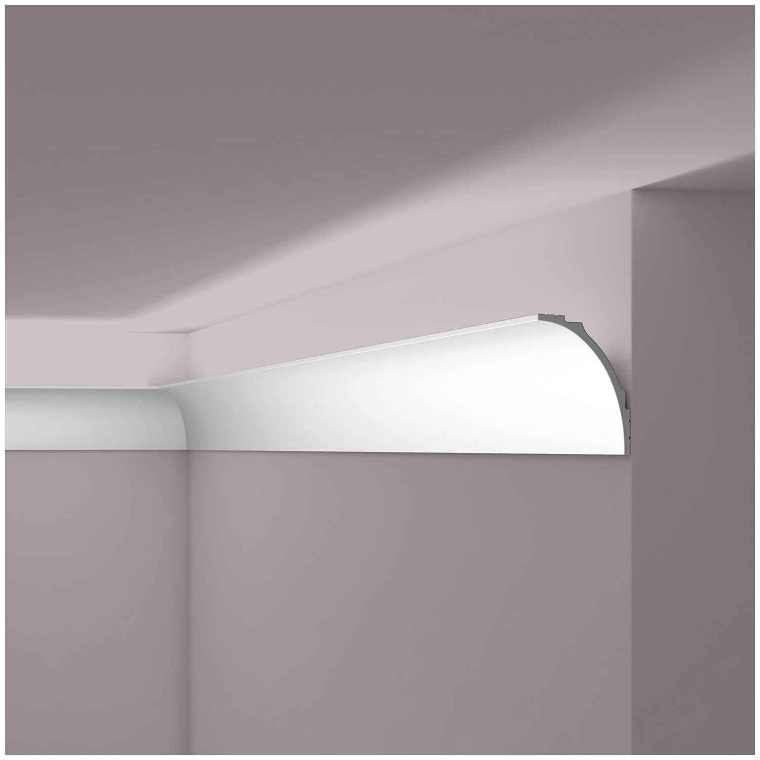 NOËL & MARQUET by nmc Deckenleiste NMC IL18 Eckleiste Zierleiste Stuckleiste Indirekte Beleuchtung 2 m, kleben, Extrudiertes Polystyrol (HDPS), 1-St., 1 x Stuckleiste, Eckleiste Zierleiste Stuckleiste Indirekte Beleuchtung 2 m