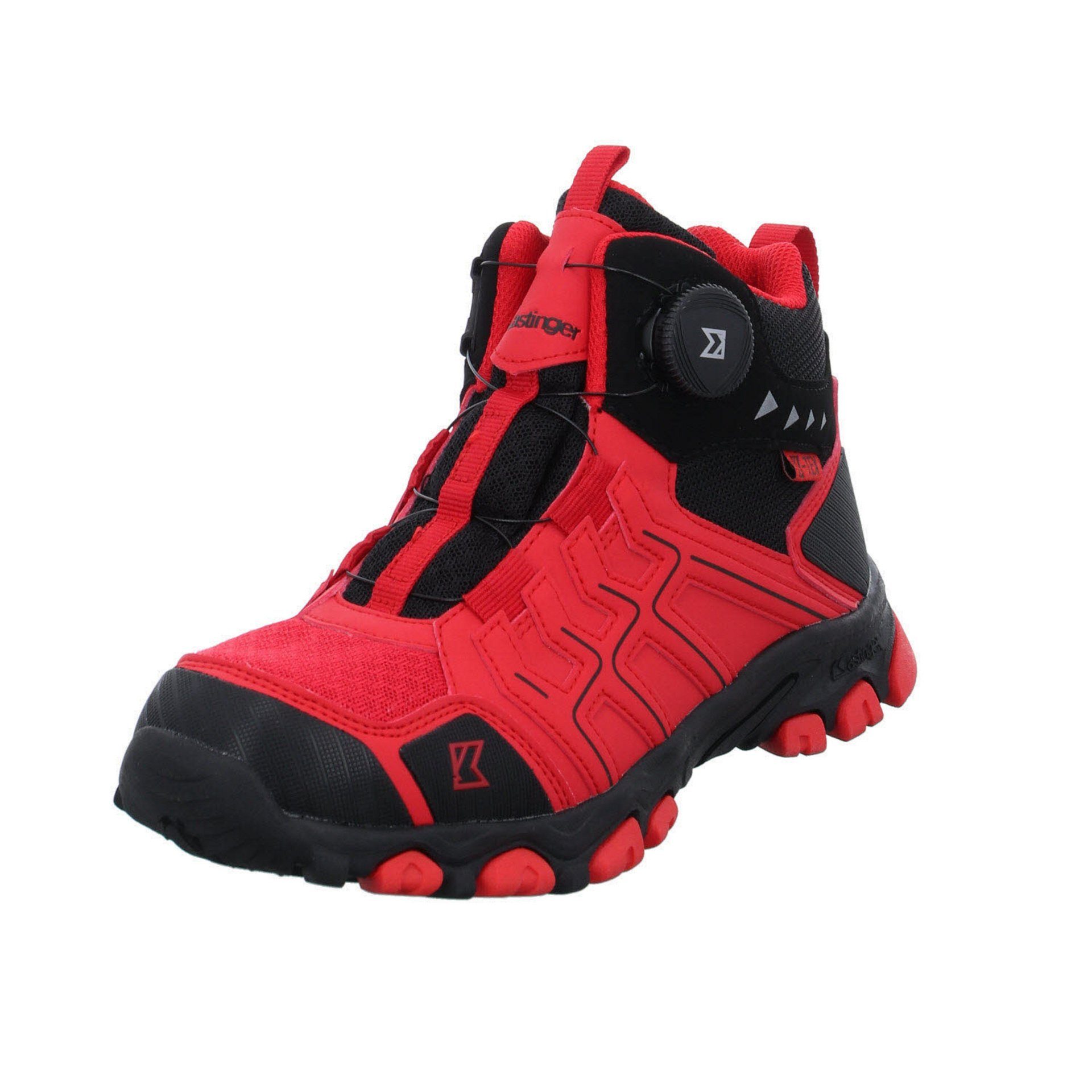 Synthetikkombination Outdoorschuh Outdoorschuh Schnürhalbschuhe red/black Kastinger Jungen Kontio