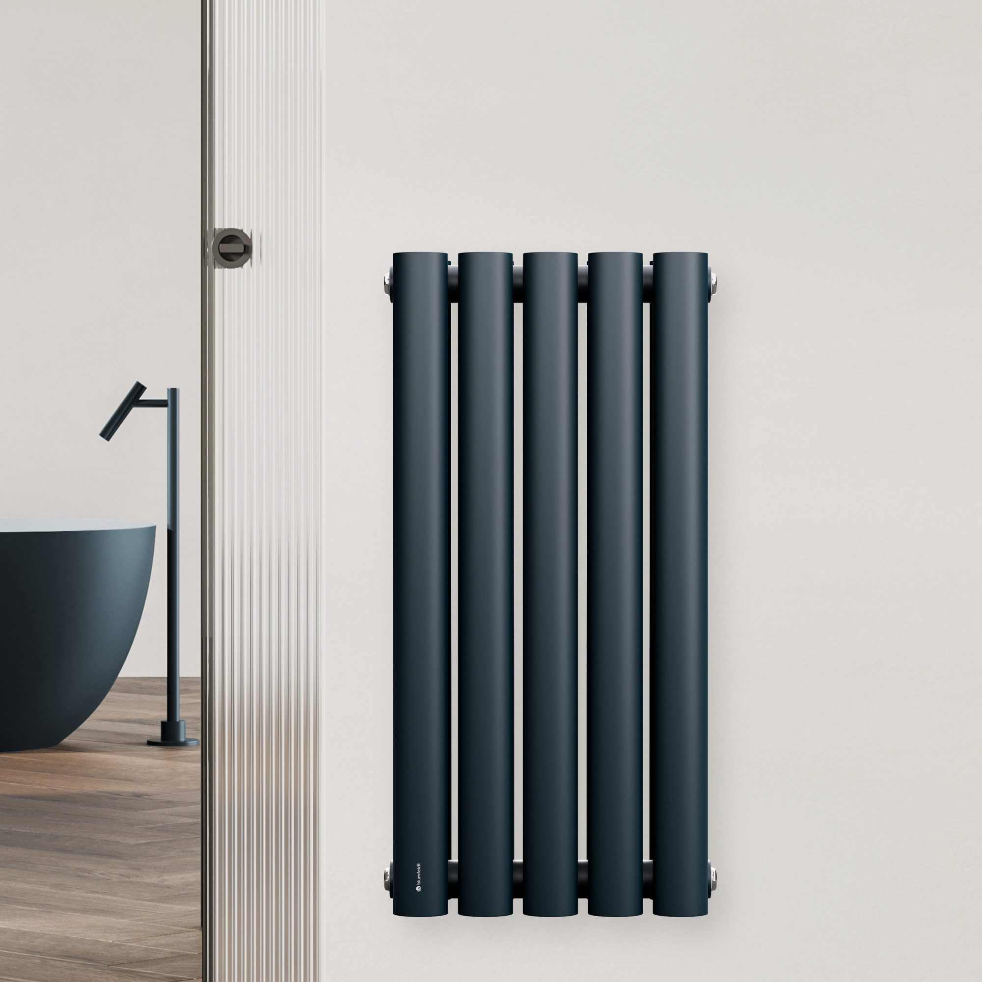 blumfeldt Heizkörper Tallheo, Heizkörper Badzimmer Warmwasser Wandmontage Indoor Heater