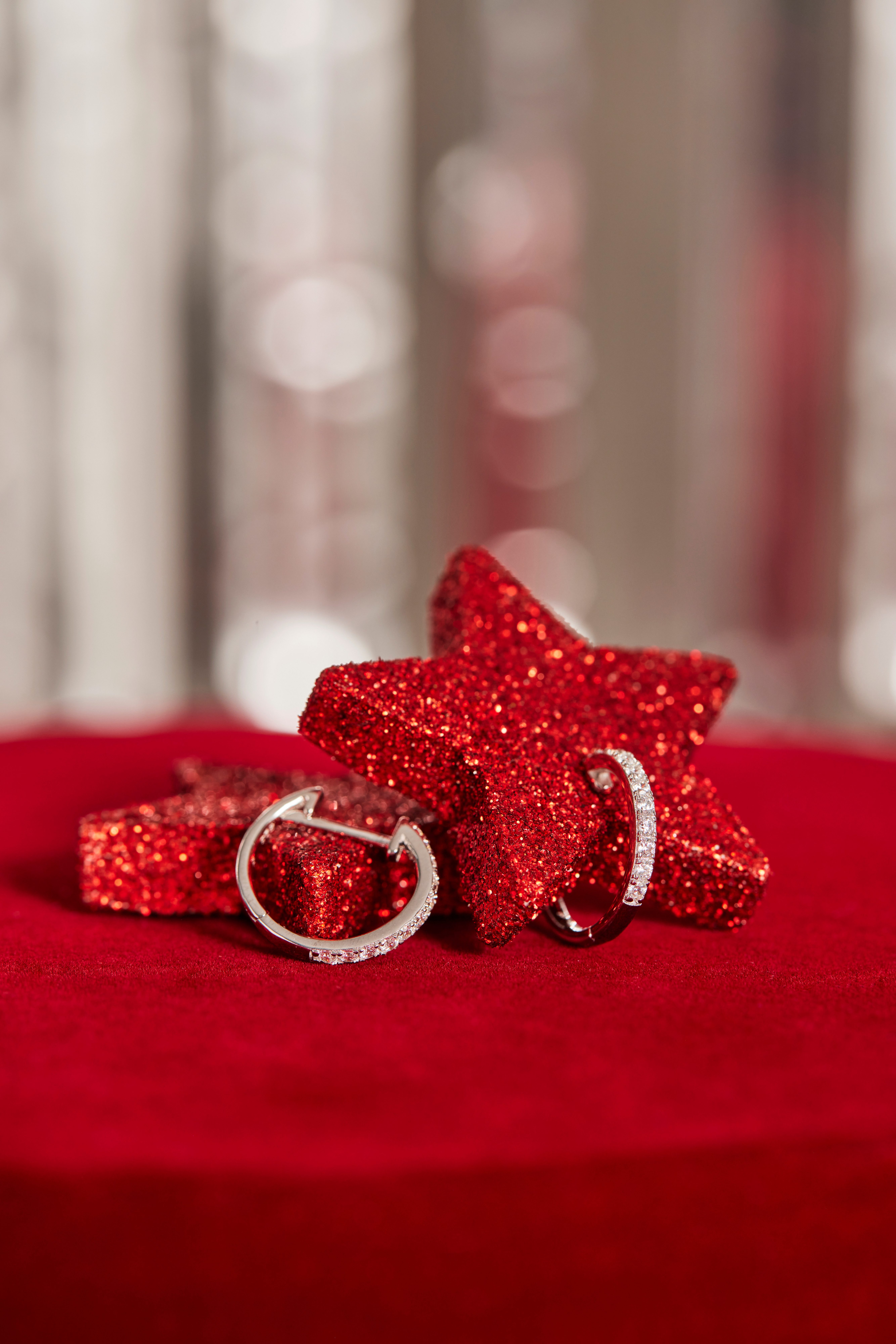 Bruno Banani Paar Creolen Schmuck Geschenk Silber 925 Ohrschmuck Ohrringe, mit Zirkonia (synth)