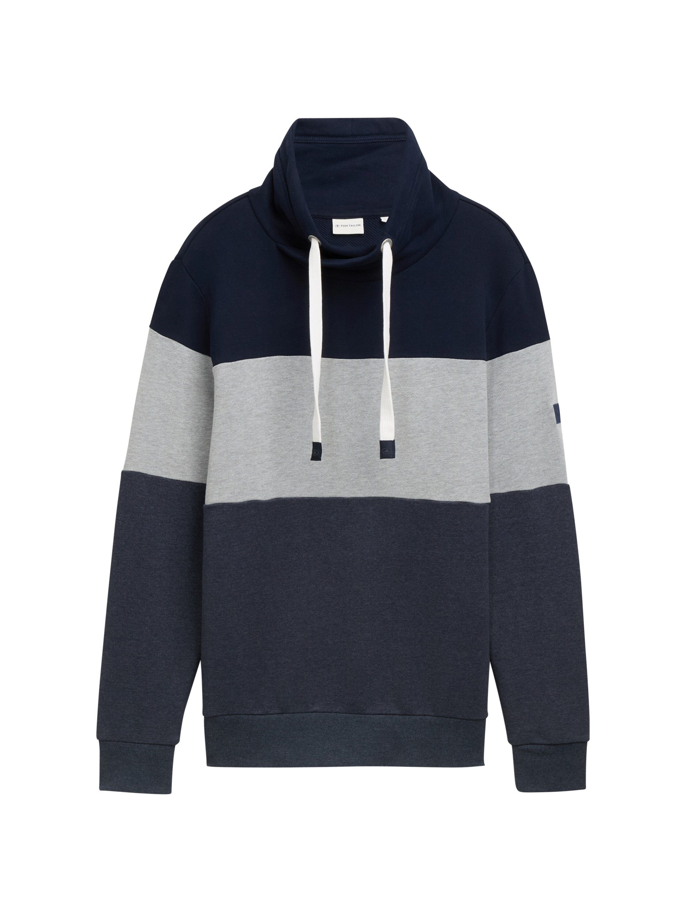 TOM TAILOR Sweatshirt mit Colour Blocking