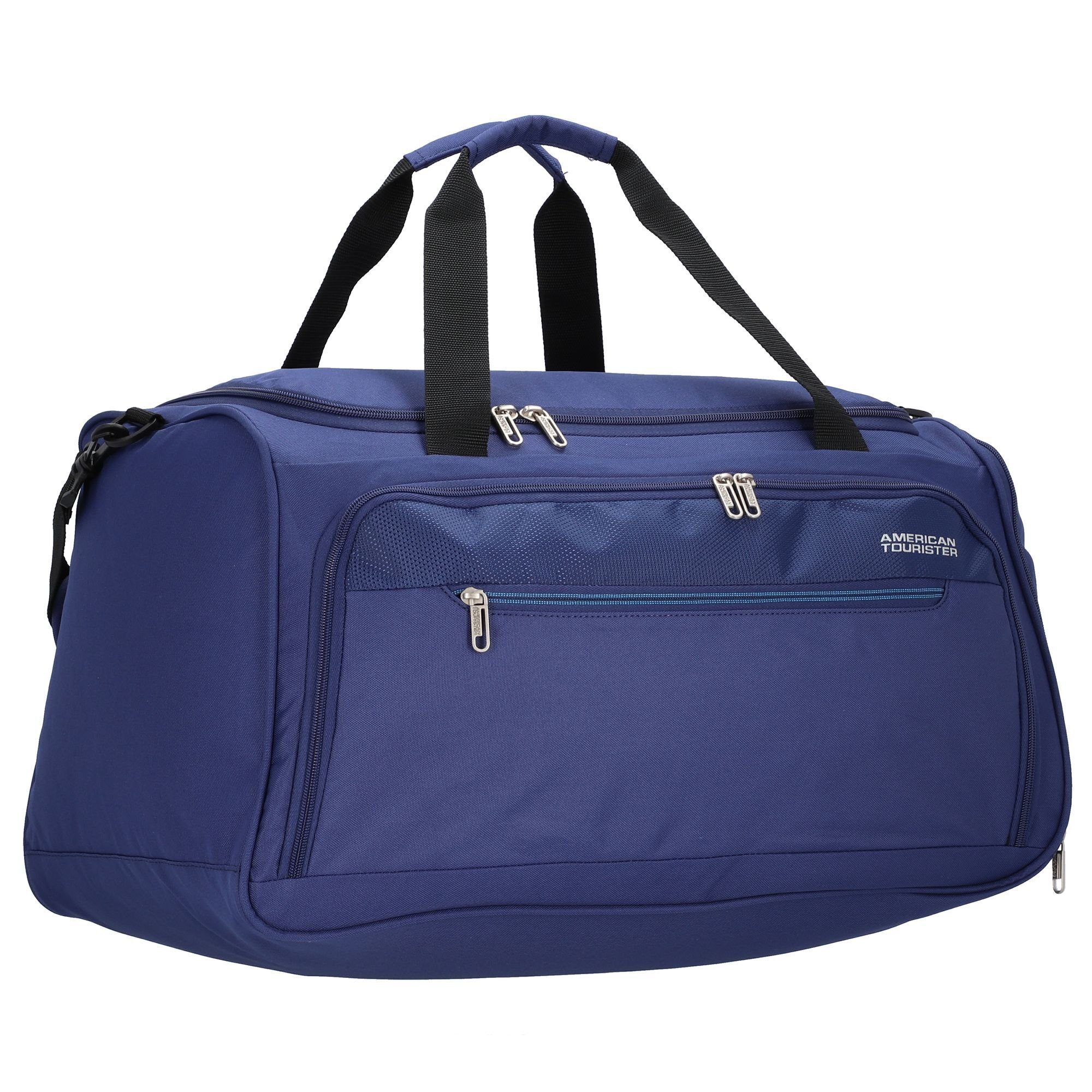 American Ausstattungen: Reisetasche steckbar, Polyester, Tourister® auf Trolley Netzfach Wave, Heat