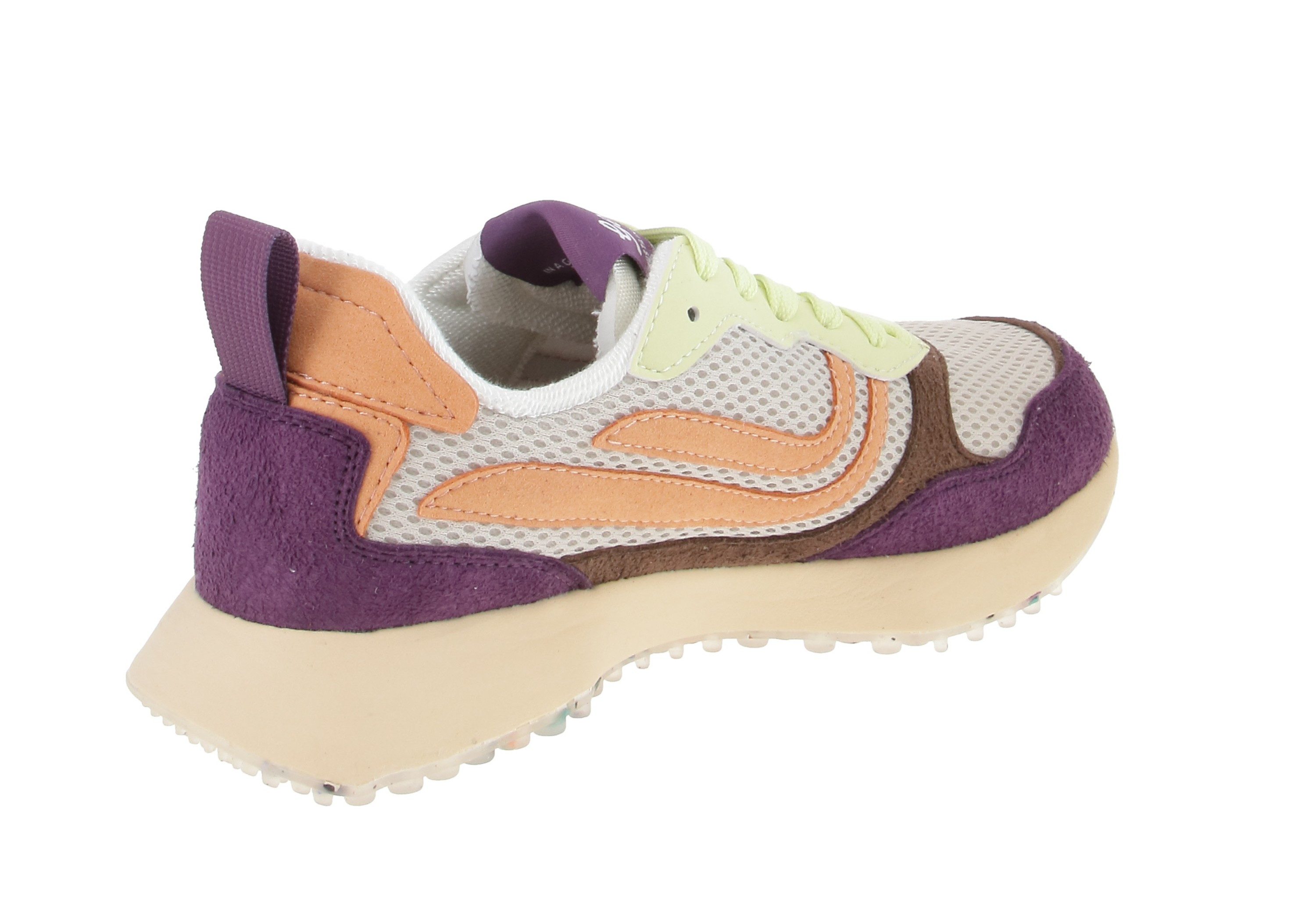 Genesis Footwear 1005450 G-Marathon Multi Mesh Hairy Lime-Amethyst-Apricot Sneaker