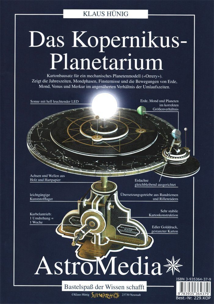 Astromedia Experimentierkasten Kopernikus Planetarium