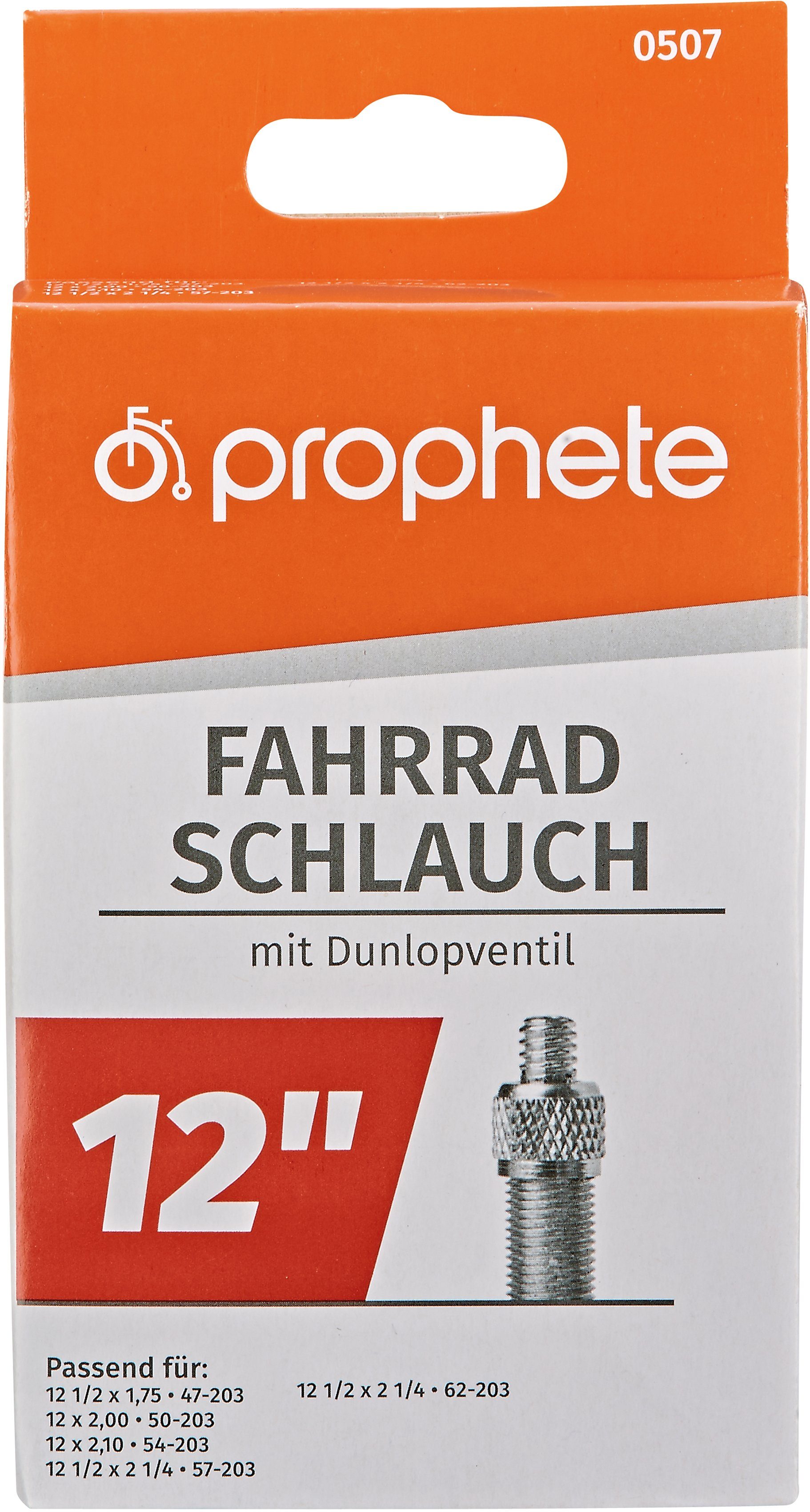 Prophete Fahrradschlauch, 12 Zoll (30,48 cm)