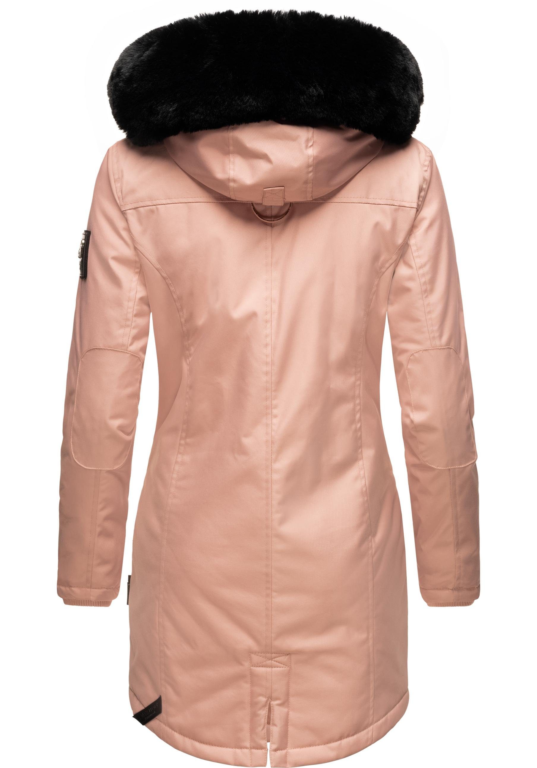 Navahoo Wintermantel Tiniis Parka mit abnehmbarer Kapuze und extra Einkaufstasche