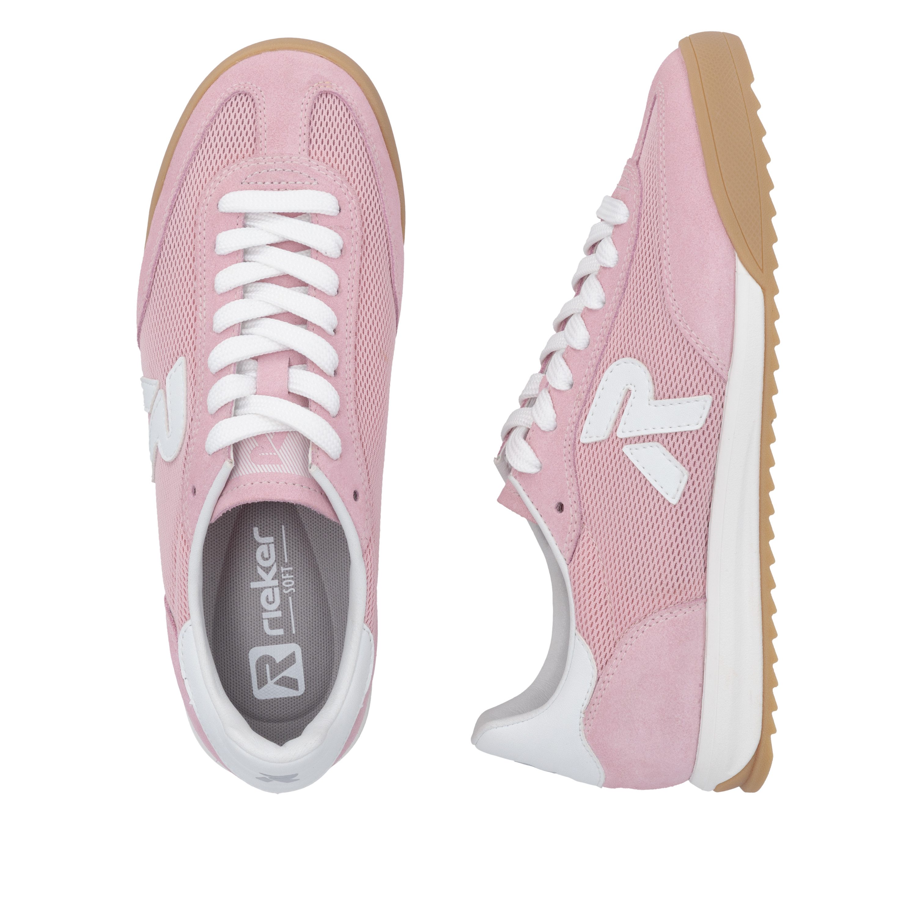 Rieker Sport Sneaker Sportschuh, Schnürschuh, Halbschuh mit gepolstertem Schaftrand