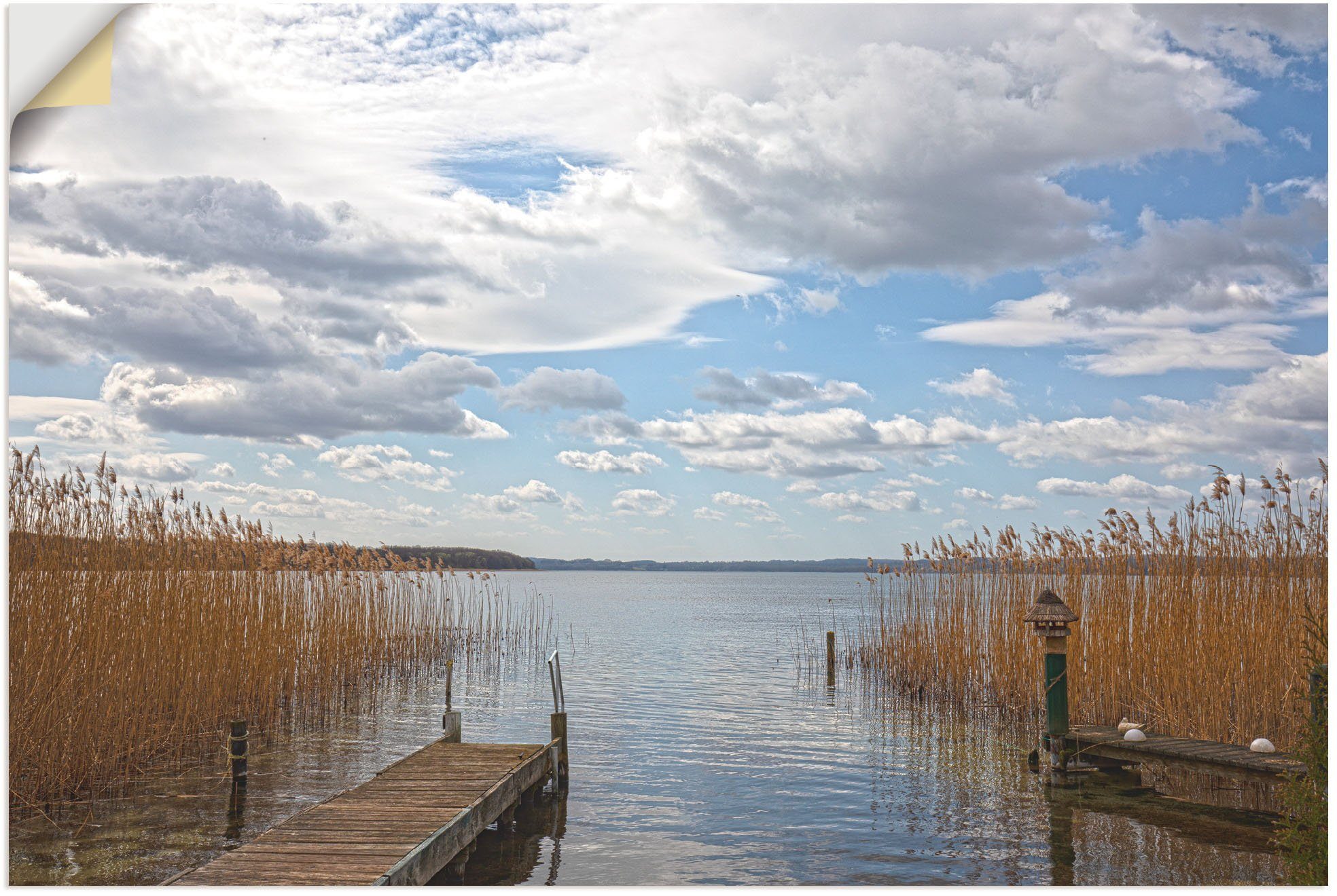 Wandbild oder in St), Artland (1 Poster am als Ratzeburger Seebilder See, Alubild, Wandaufkleber Größen Idylle versch. Leinwandbild,