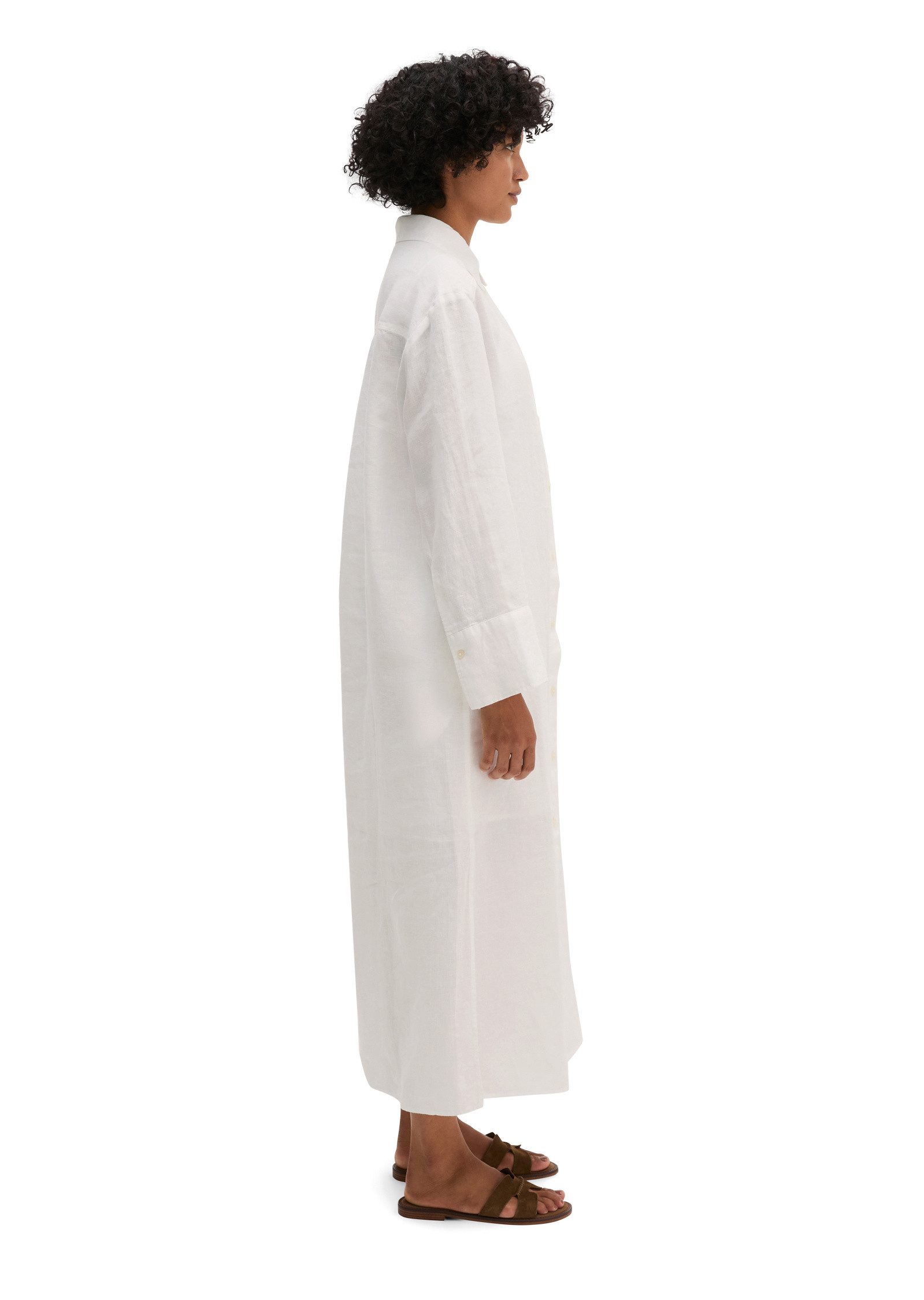 Marc O'Polo Hemdblusenkleid mit Taillenbindeband