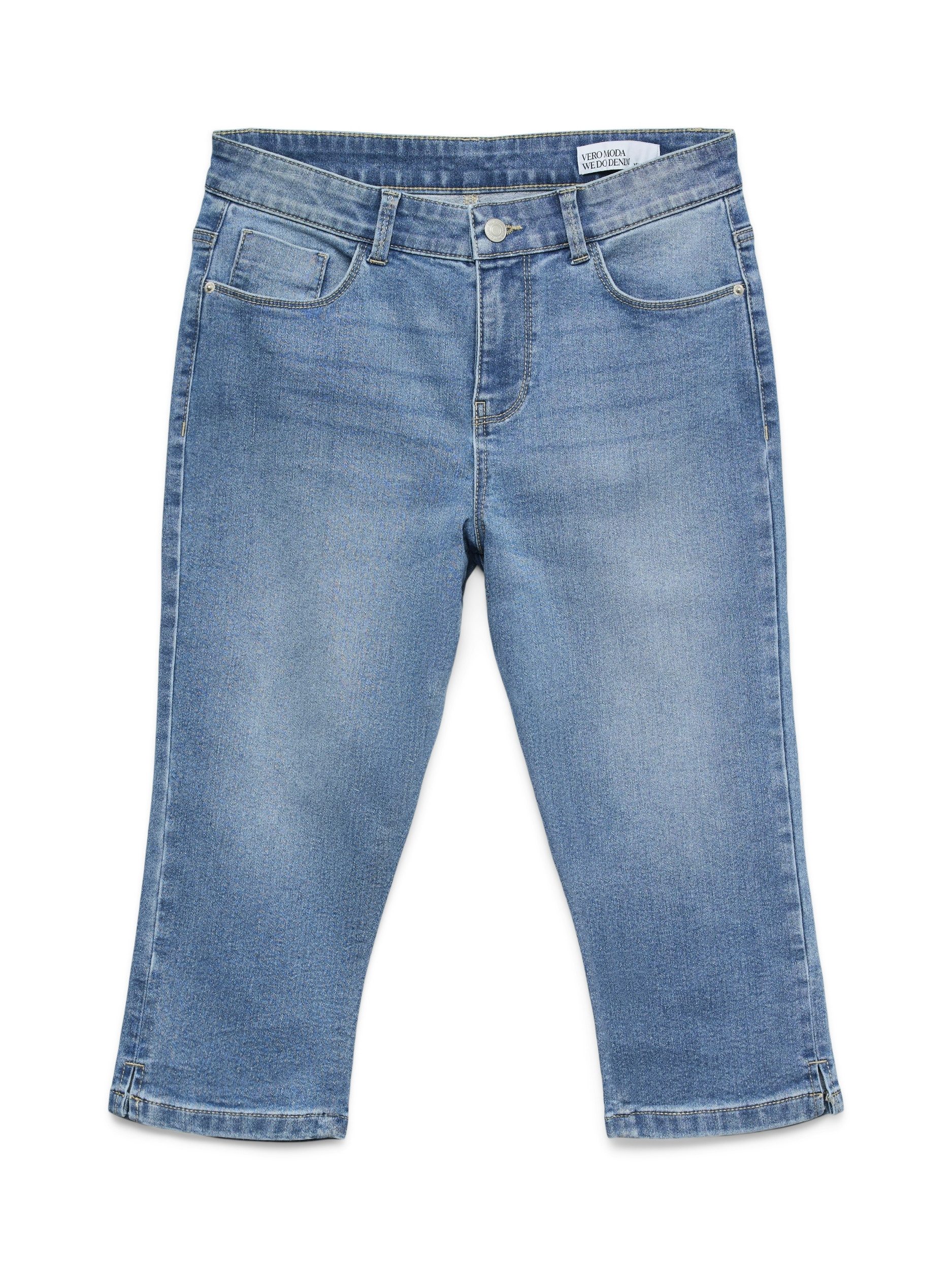 Vero Moda Bequeme Jeans VMELLY MR KNICKERS DNM MIX NOOS günstig online kaufen