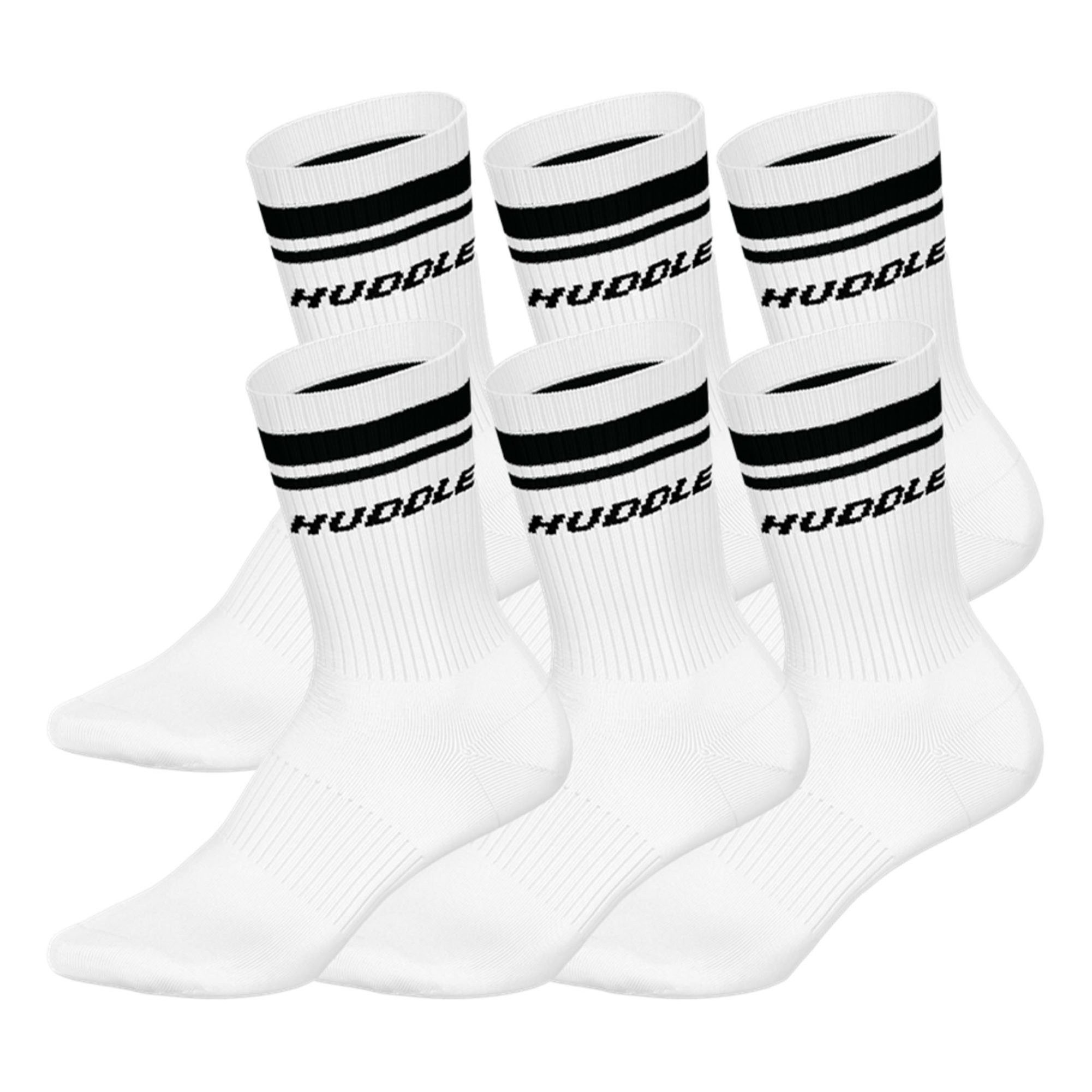 HUDDLE Kurzsocken Unisex Socken 6er Pack Polyester (Packung, 6er Pack)