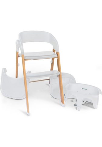 BabyGo Kombihochstuhl Levels white wood optic...