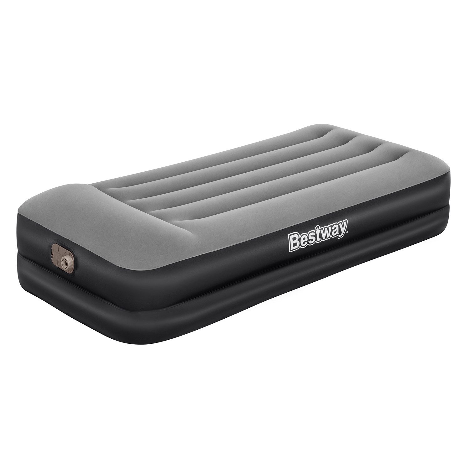 Bestway Luftbett TriTech® 191 x 97 x 46 cm, (Packung, 1-tlg., Integrierte Elektropumpe, Für 1 Person), Ideal für den Innengebrauch