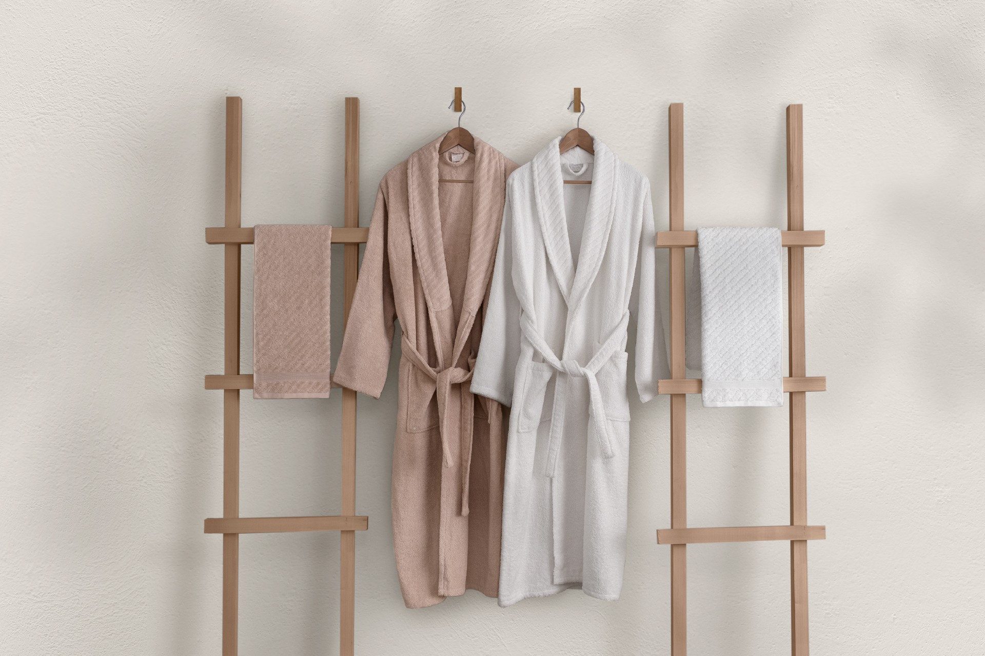 L'Essentiel Maison Morgenmantel 100% COTTON, 50 x 90 cm (2 Pieces) T1151