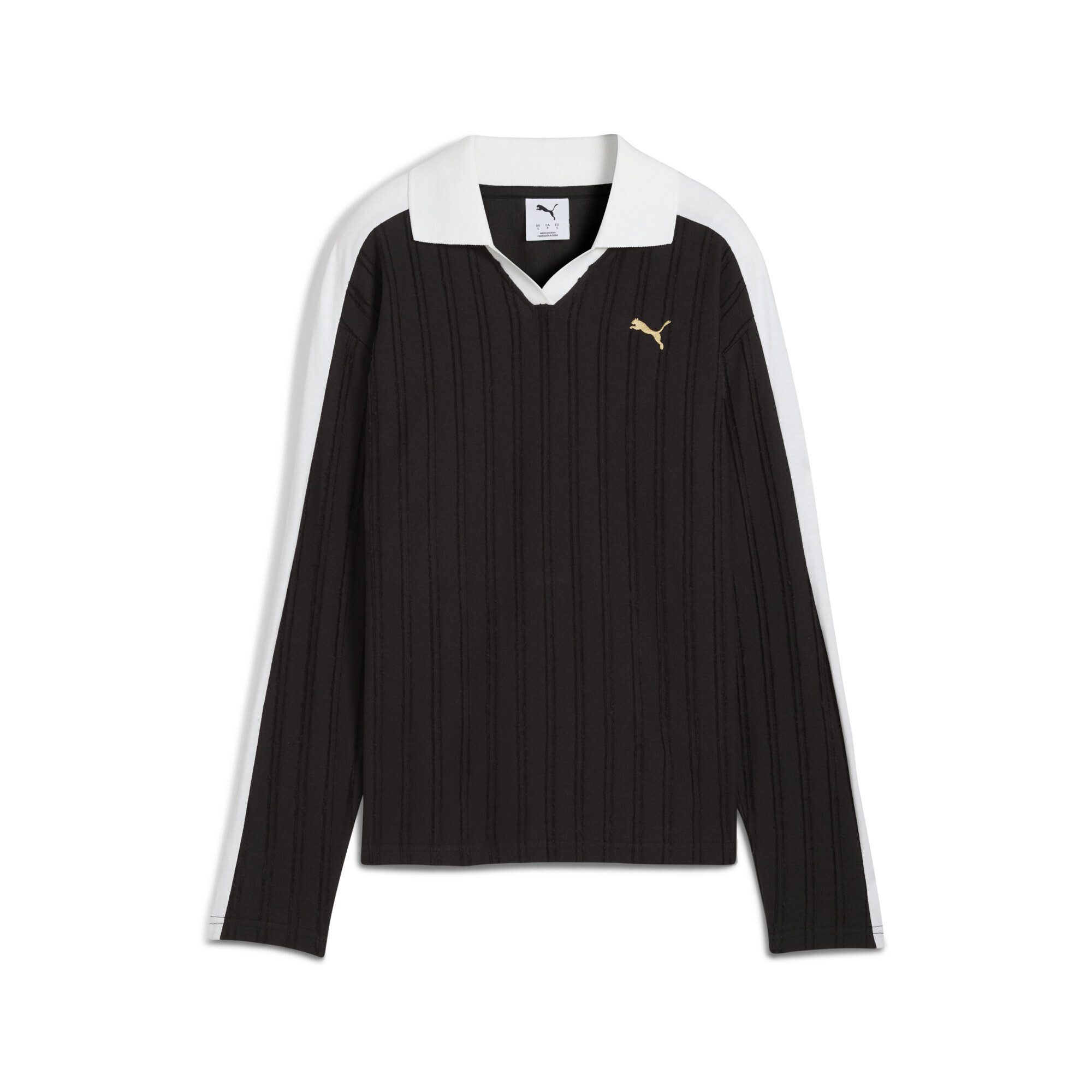 PUMA Poloshirt T7 Relaxed Langarm-Polo Damen günstig online kaufen