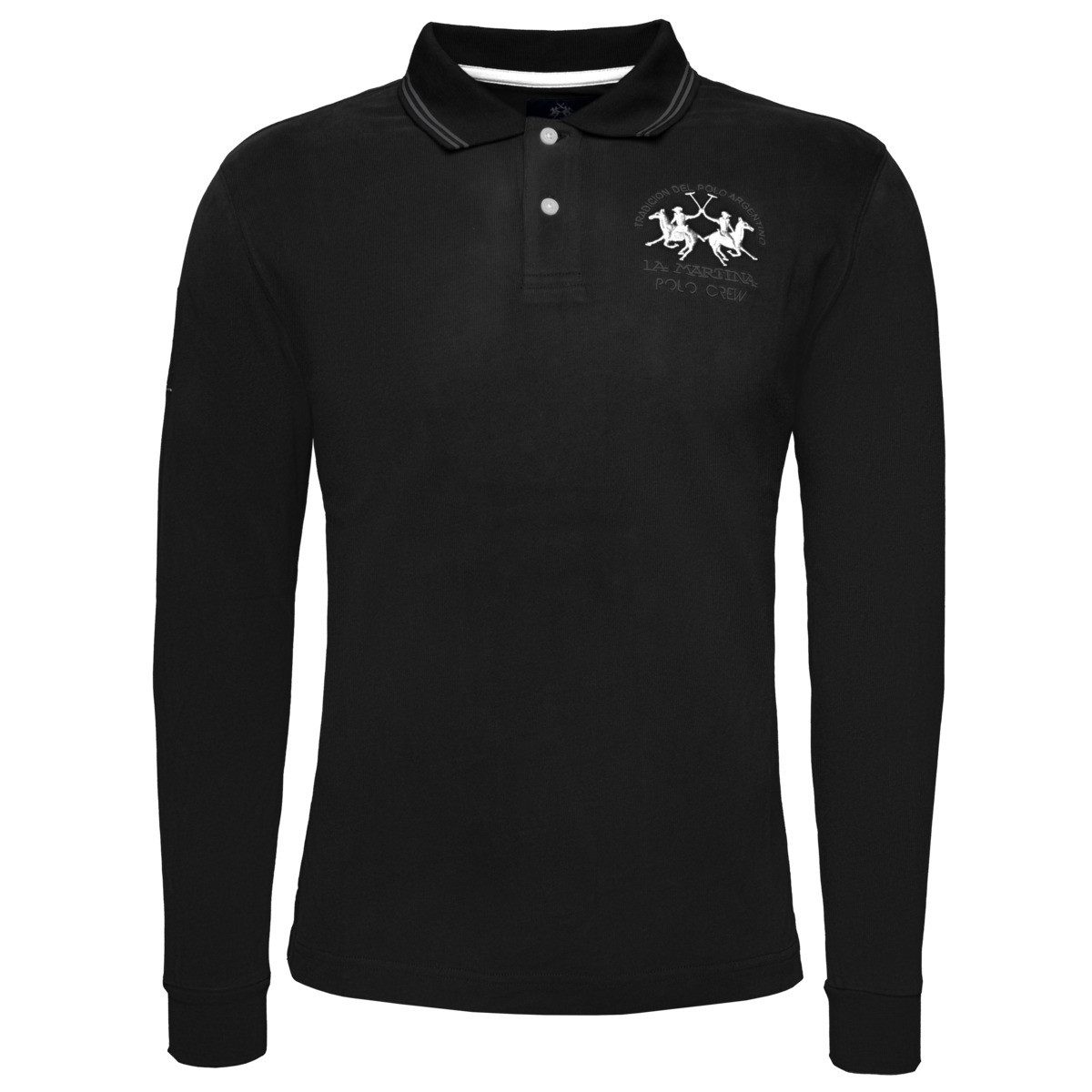 La Martina Langarm-Poloshirt XMP307 Herren Langarmshirt, Shirt, Poloshirt, Polohemd, Sportshirt