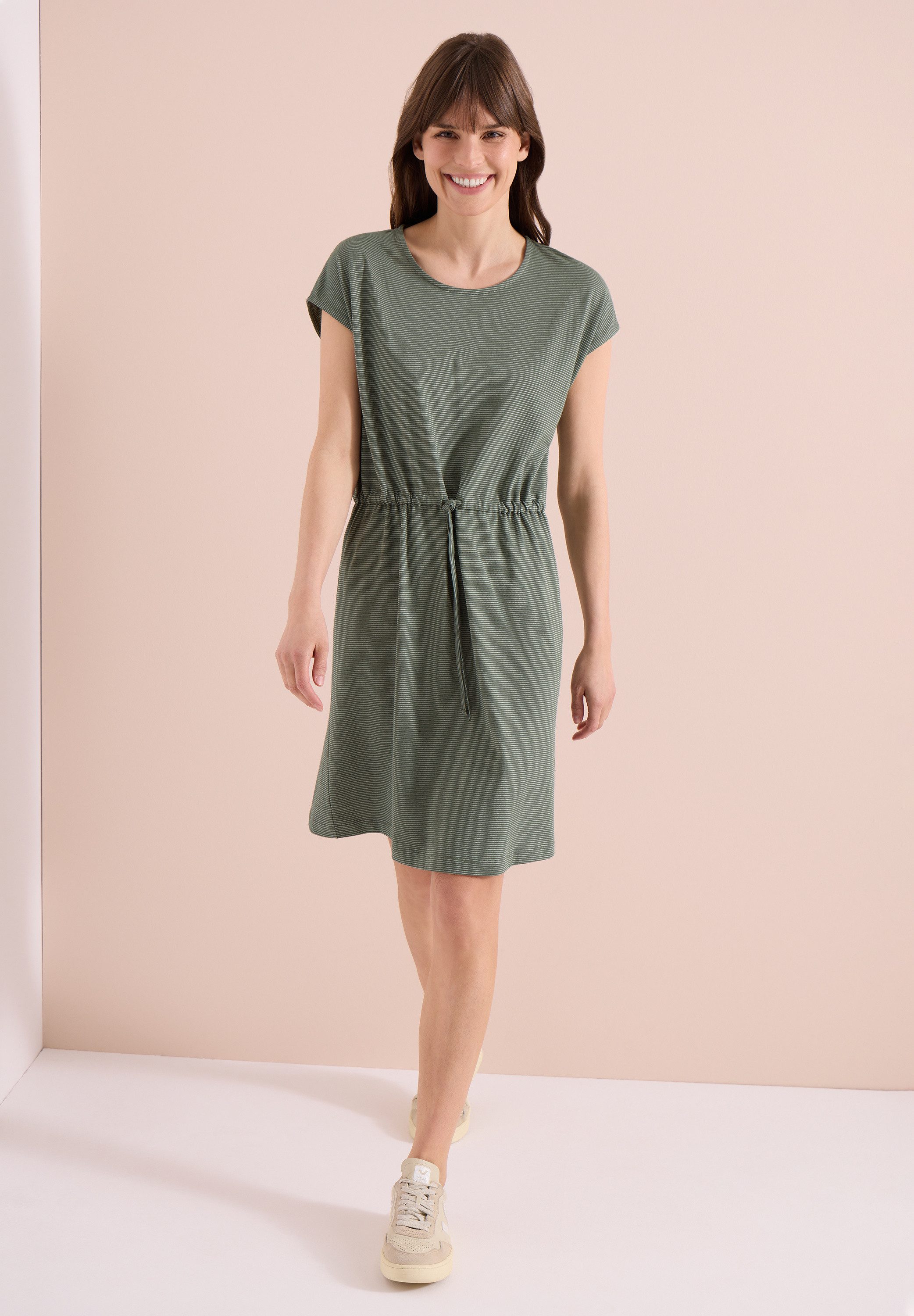 CECIL Jerseykleid mit Rundhalsausschnitt