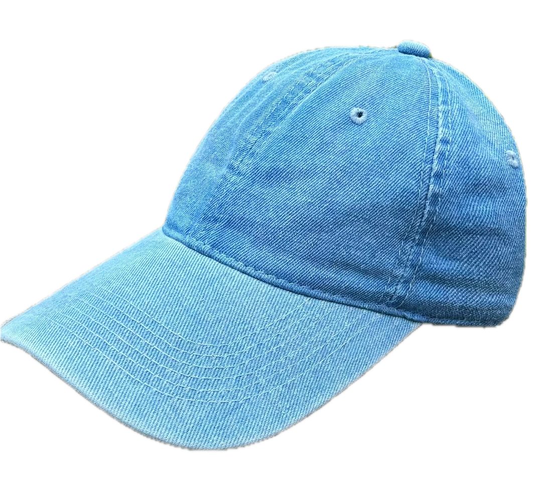 LK Trend & Style Baseball Cap Jeans Cap 100 % Baumwolle atmungsaktiv