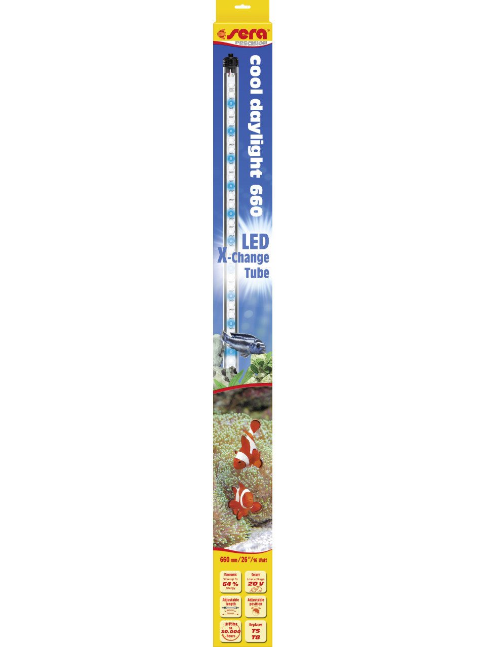 Sera LED Aquariumleuchte Sera Aquarium-Beleuchtung LED X-Change Tube cool