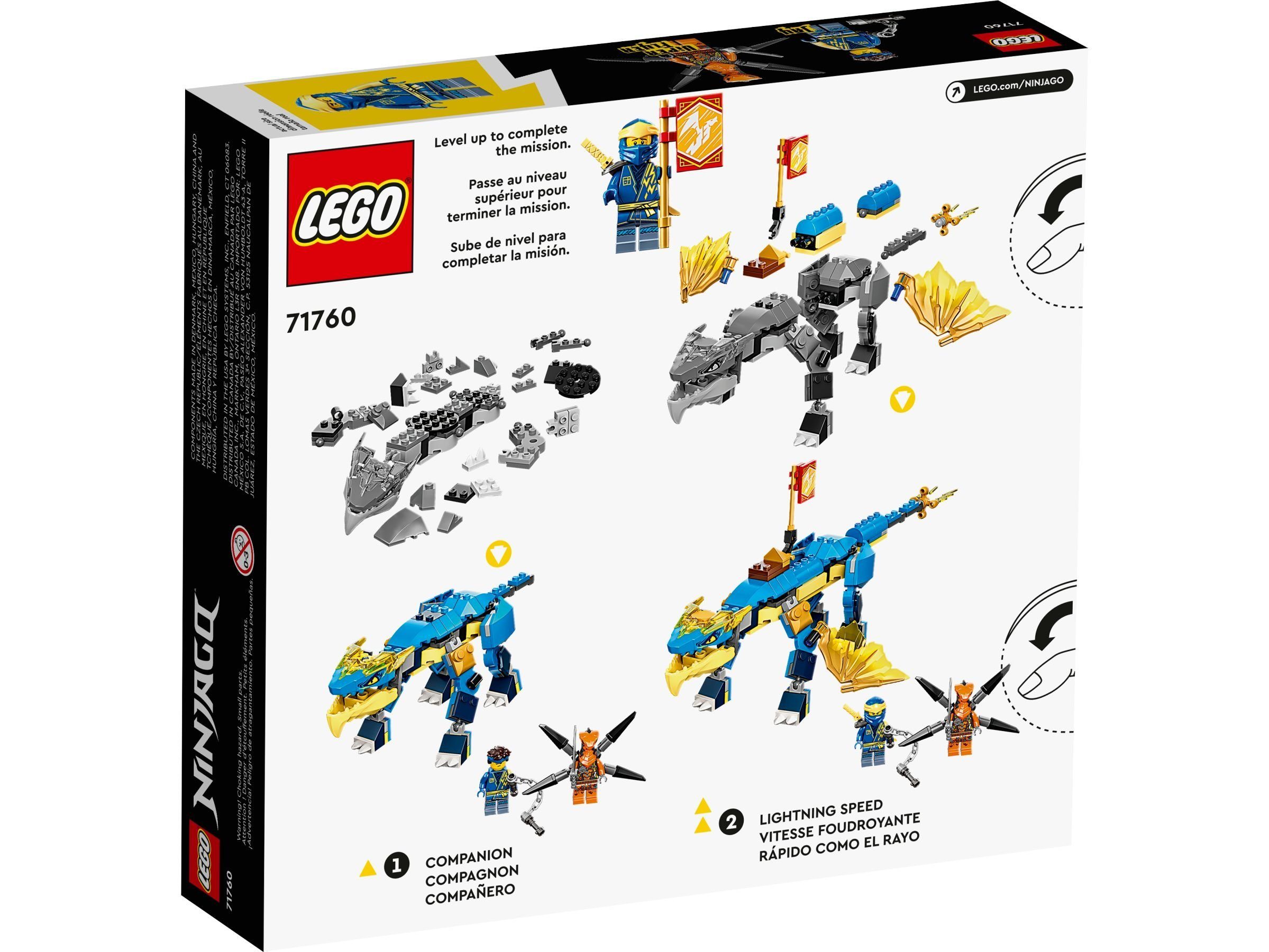 LEGO® LEGO® NINJAGO® 71760 Jays Donnerdrache EVO Konstruktionsspielsteine, günstig online kaufen