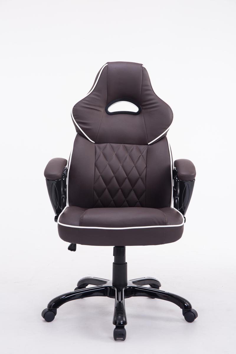drehbar Gaming Chair BIG Kunstleder, braun höhenverstellbar und XXX CLP