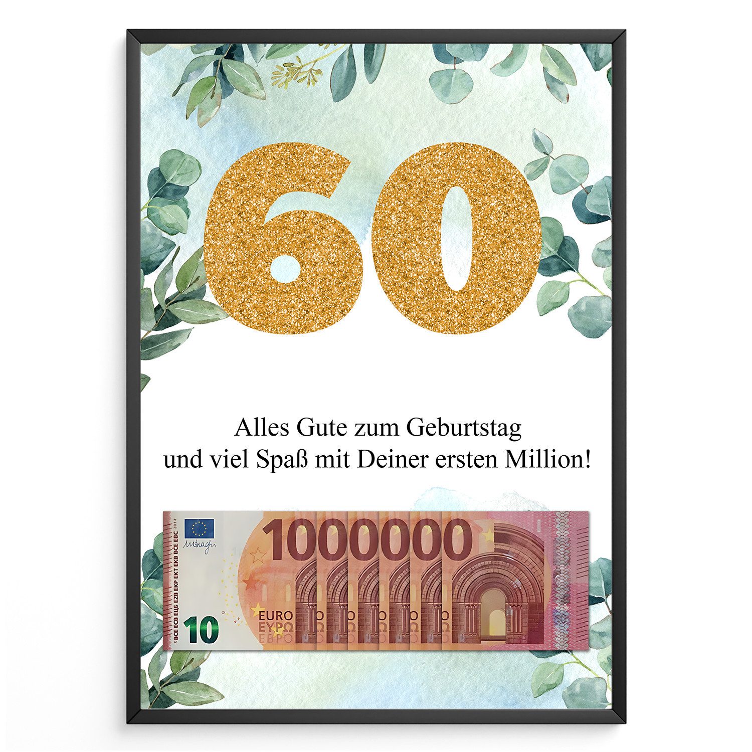 Tigerlino Poster Geldgeschenk Geburtstag Frauen Männer günstig online kaufen